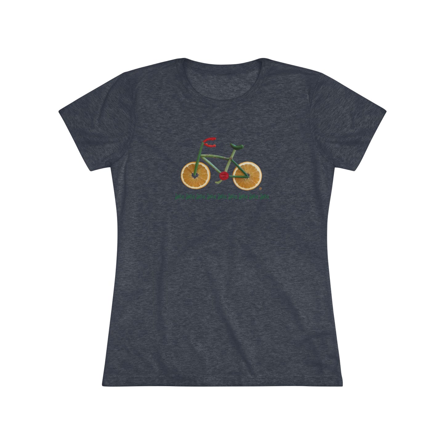 Women's Triblend Tee - Veggie Bike