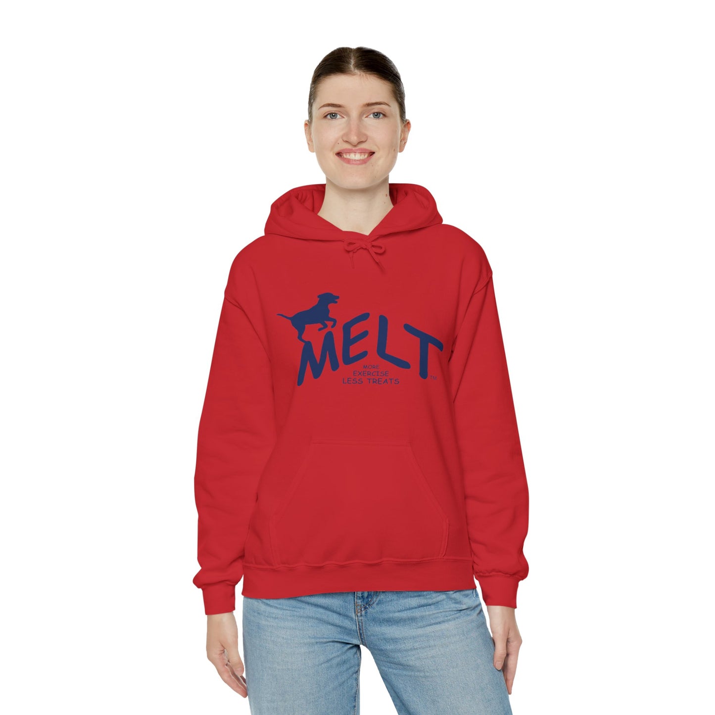 Hooded Sweatshirt (unisex) - MELT   (blue)