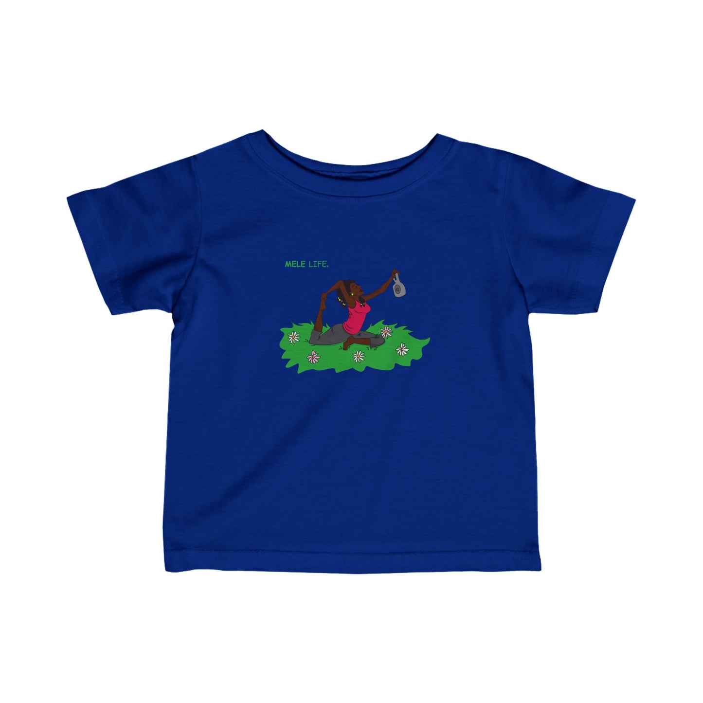 Infant Tee - Yoga Lady2