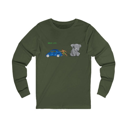 Long Sleeve Tee (Unisex) - Strong Brown Man