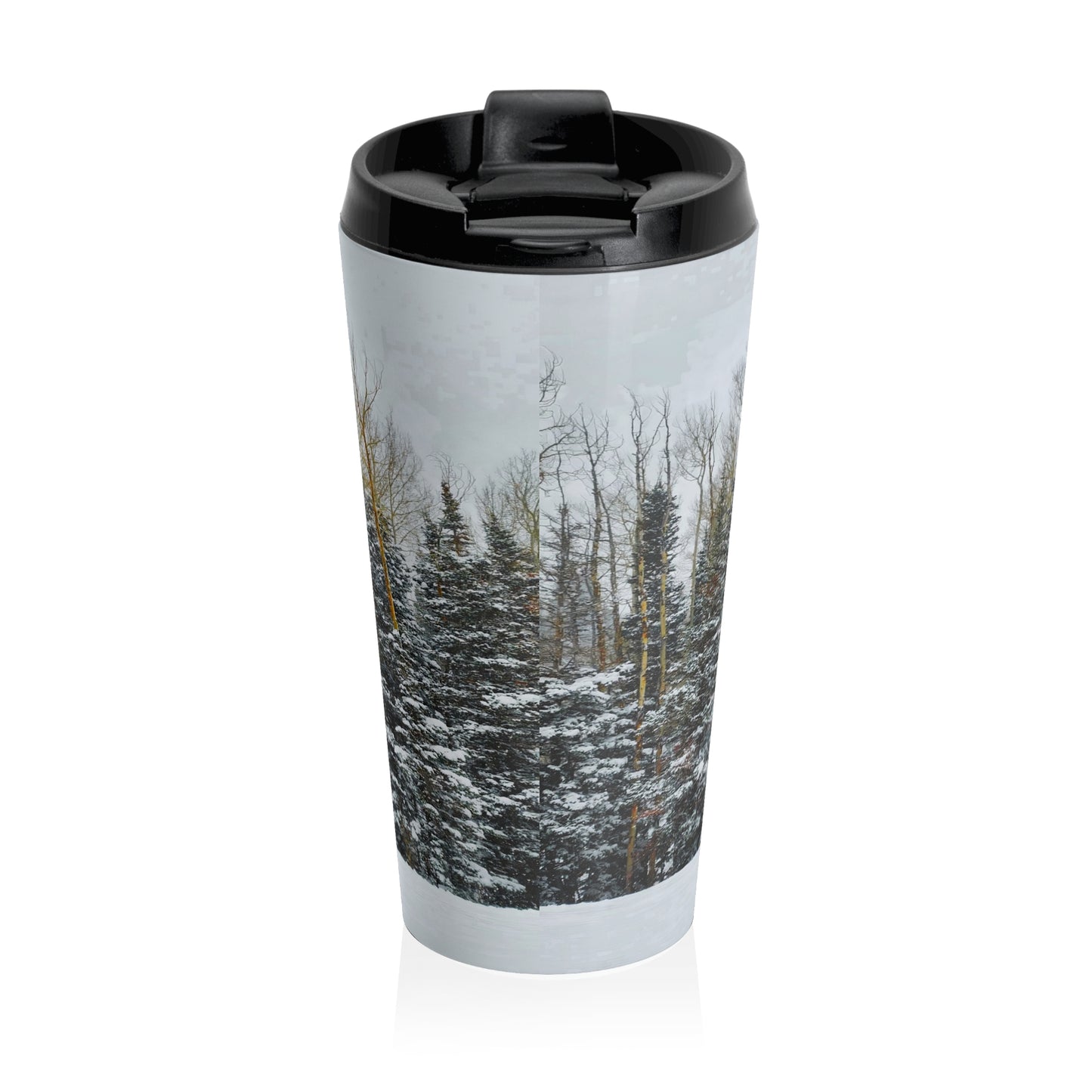 Travel Mug (15oz) - Forest Winterscape