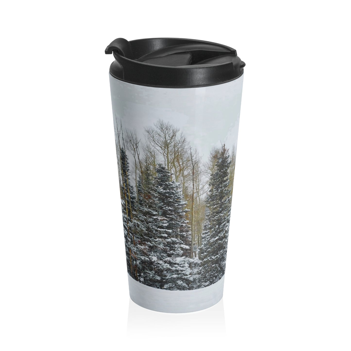 Travel Mug (15oz) - Forest Winterscape
