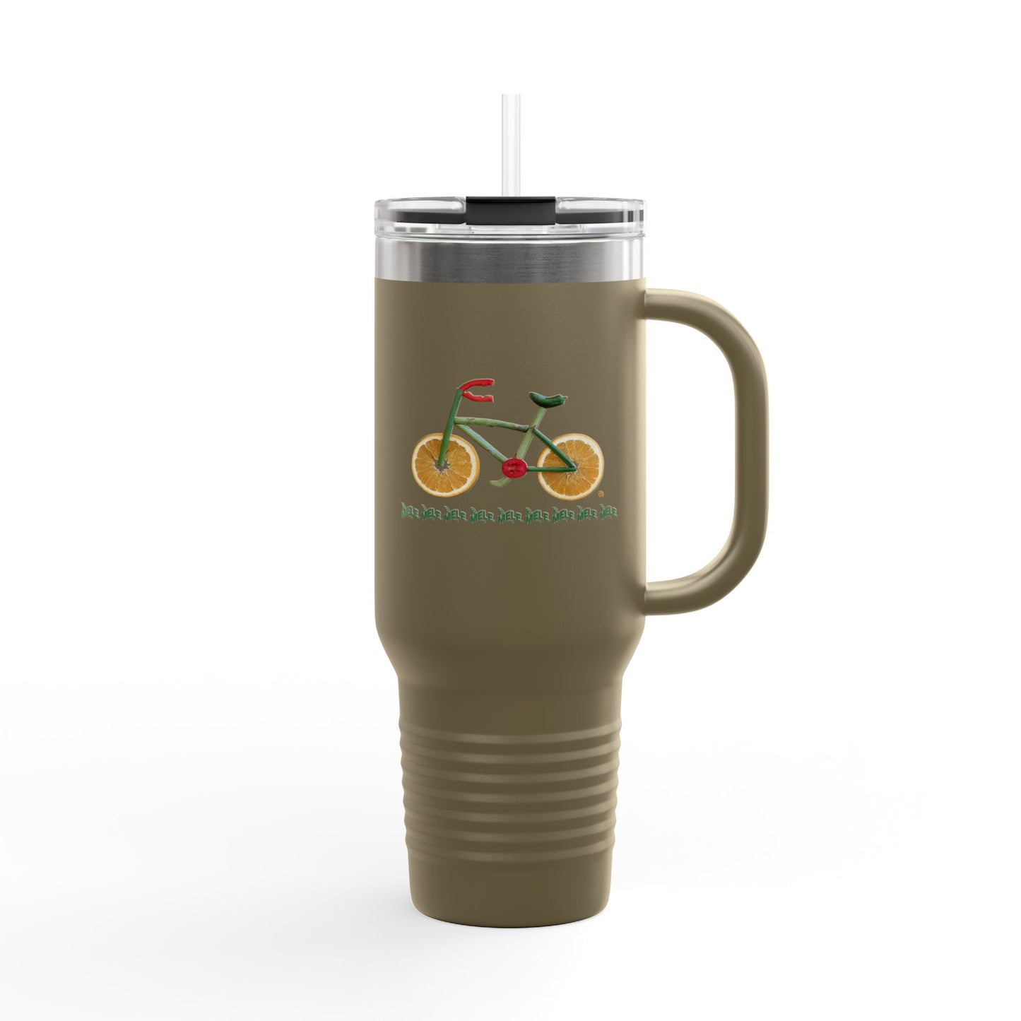 Travel Mug (40 oz) - Veggie Bike