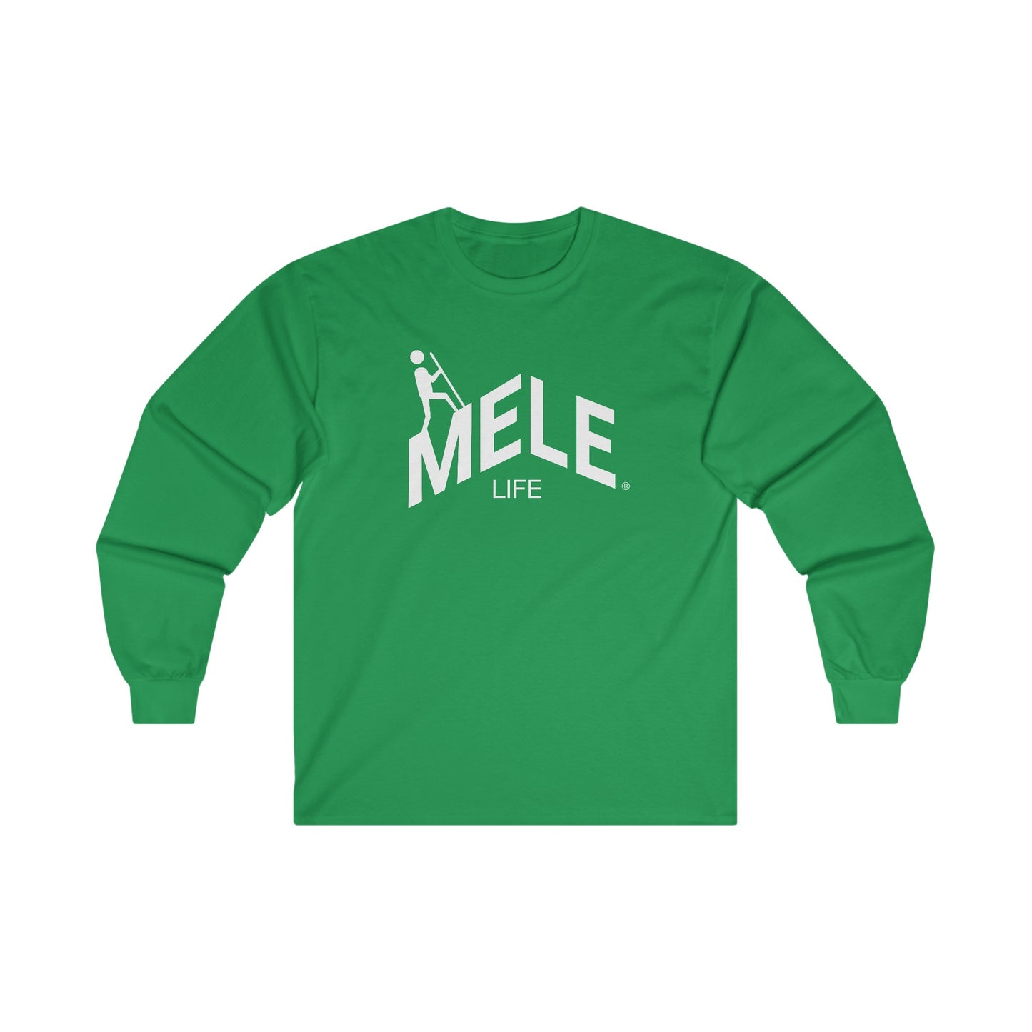 Long Sleeve Tee (unisex) - MELE LIFE (large image - white)