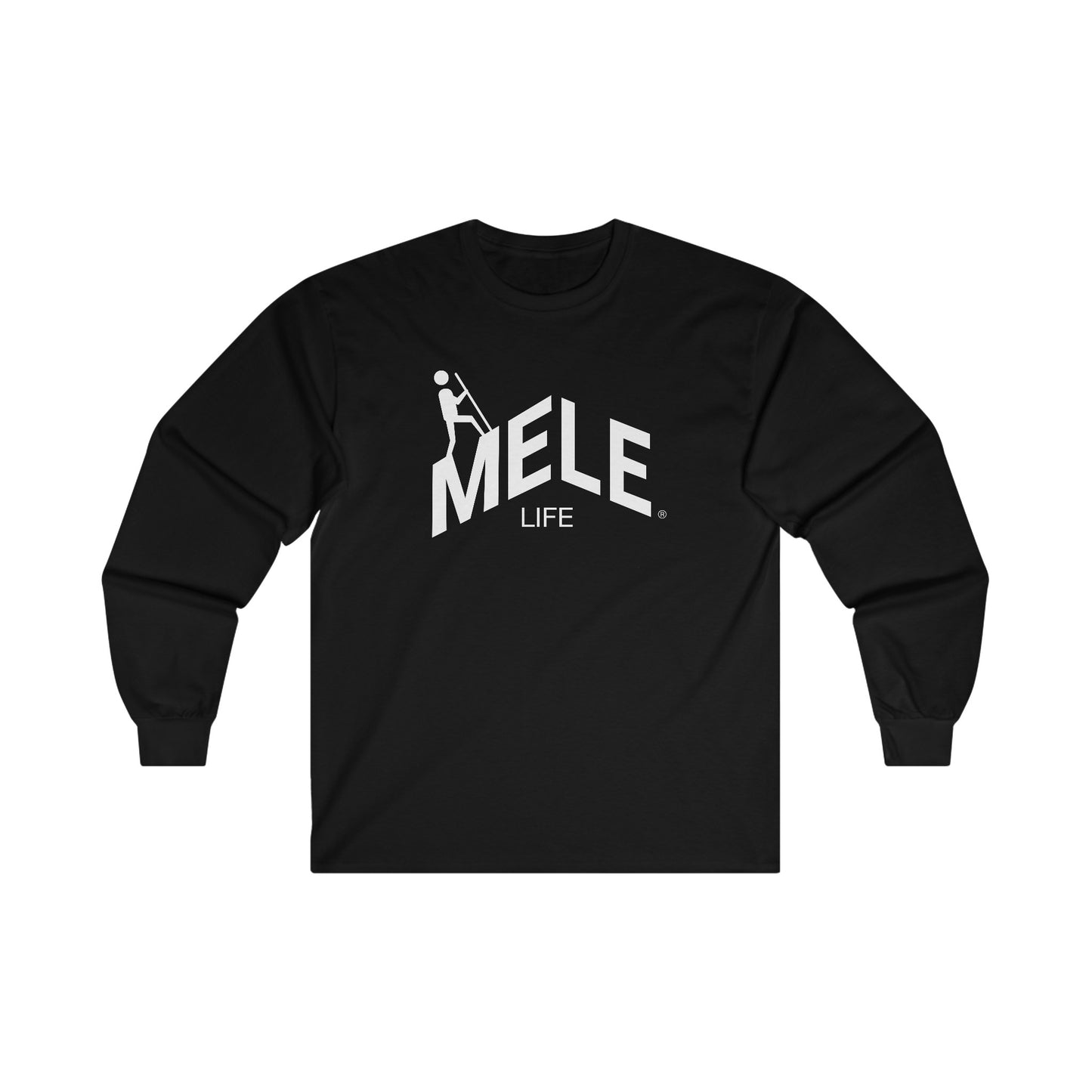 Long Sleeve Tee (unisex) - MELE LIFE (large image - white)