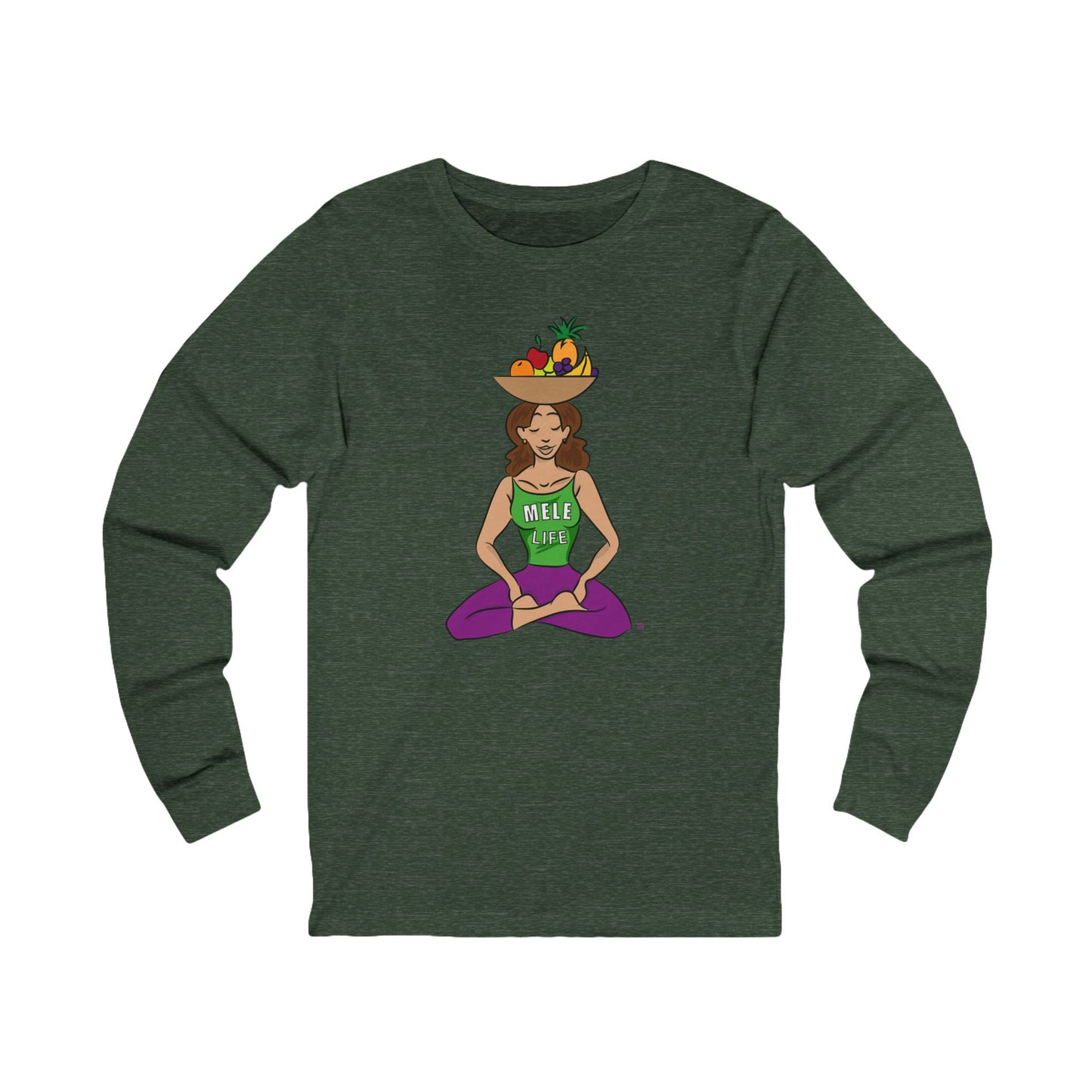 Long Sleeve Tee (Unisex) - Yoga Lady 1