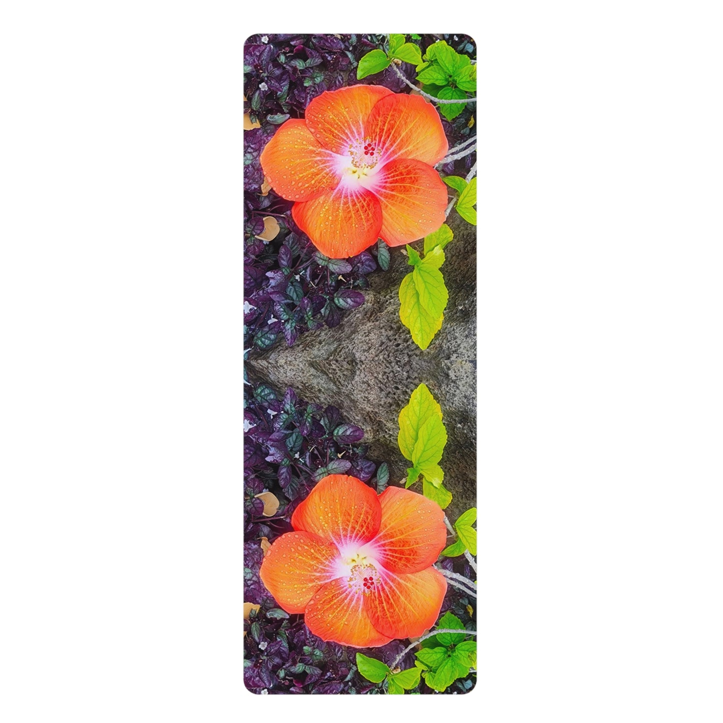 Yoga Mat - Hibiscus flower  (Hawaii)