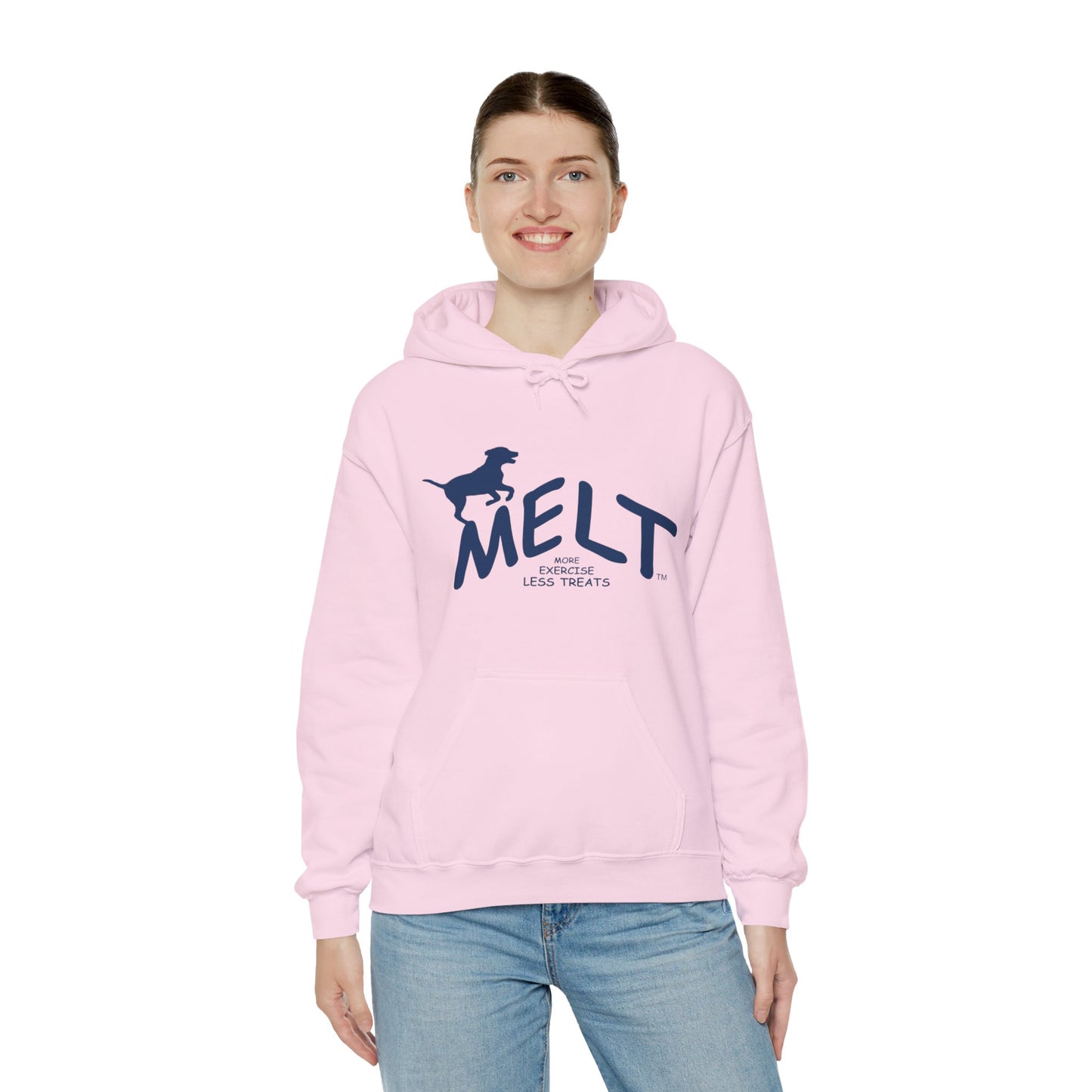 Hooded Sweatshirt (unisex) - MELT   (blue)