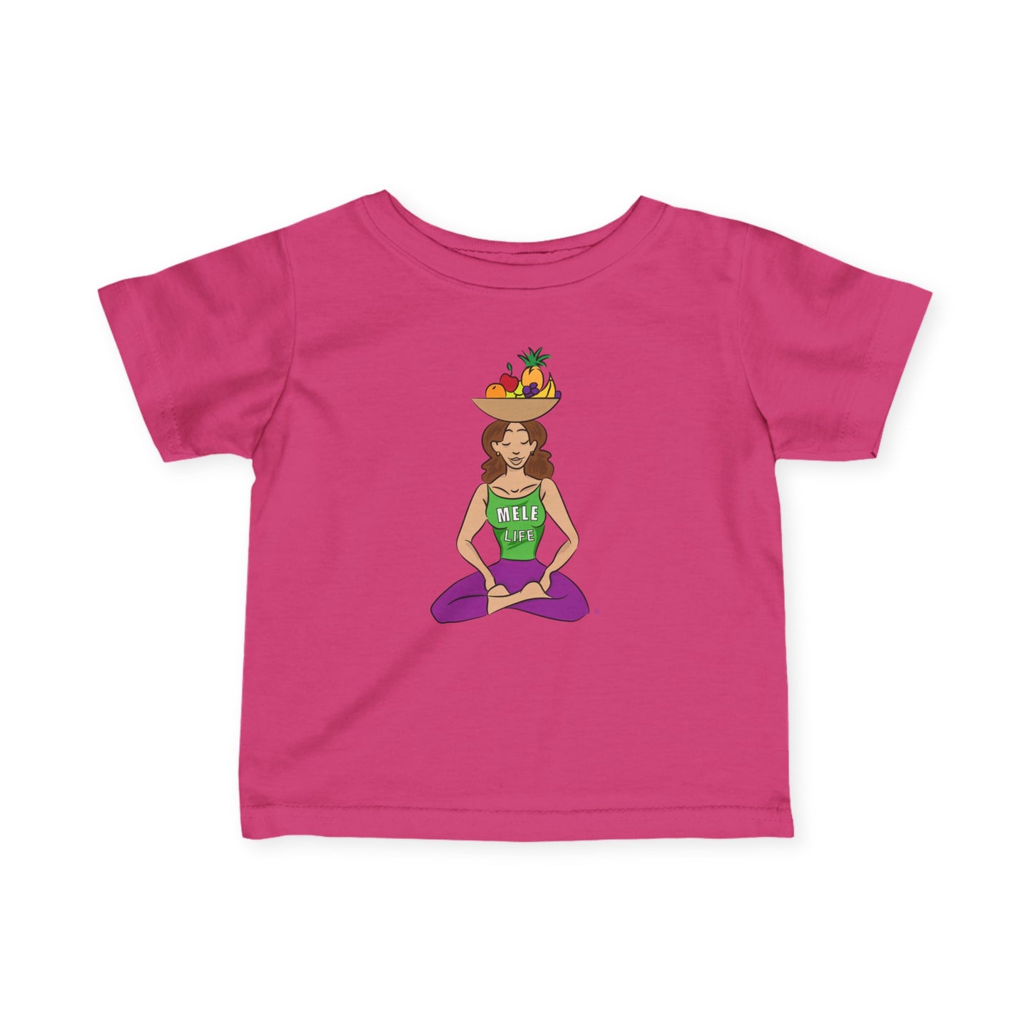Infant Tee - Yoga Lady 1