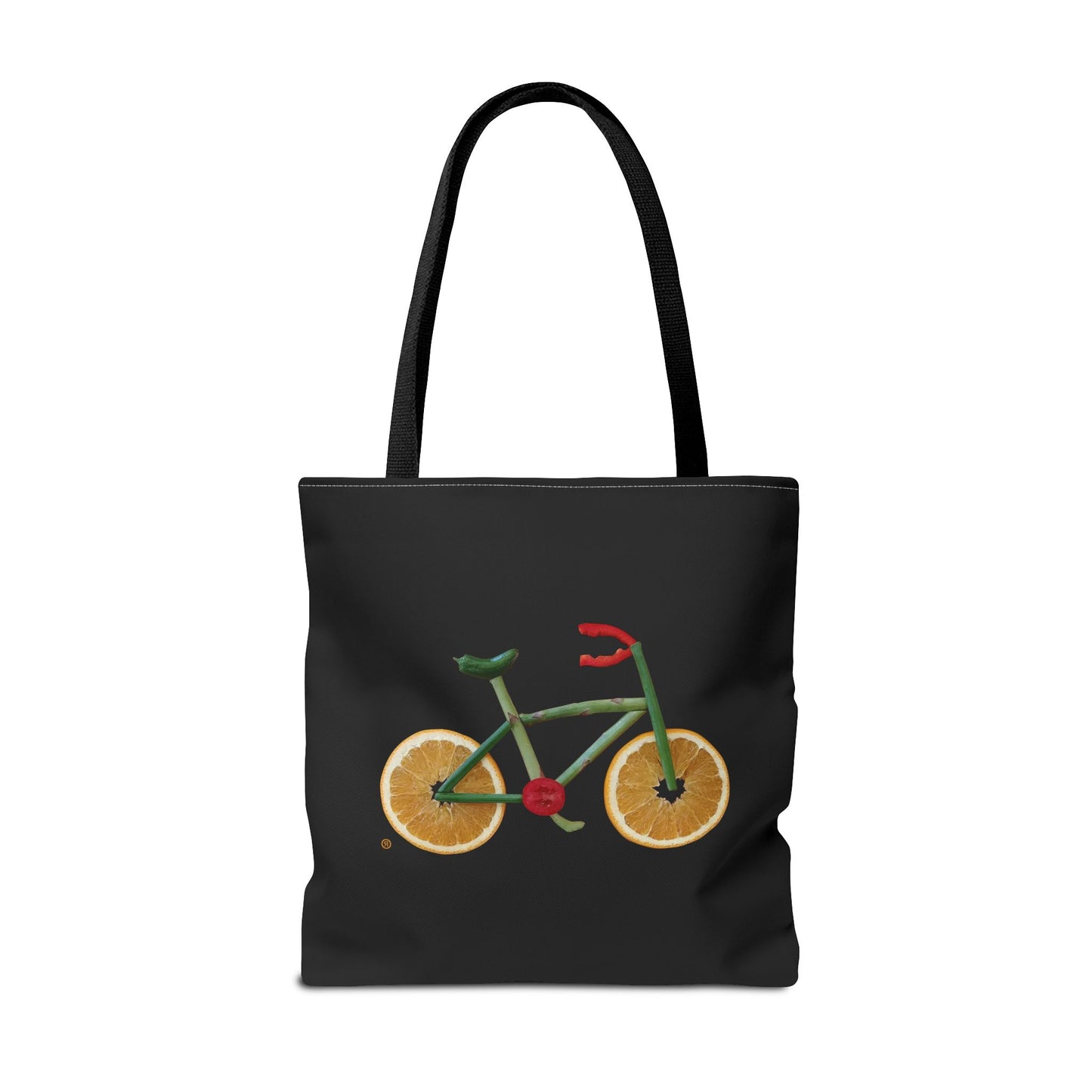 Tote Bag - Veggie Bike  (black)