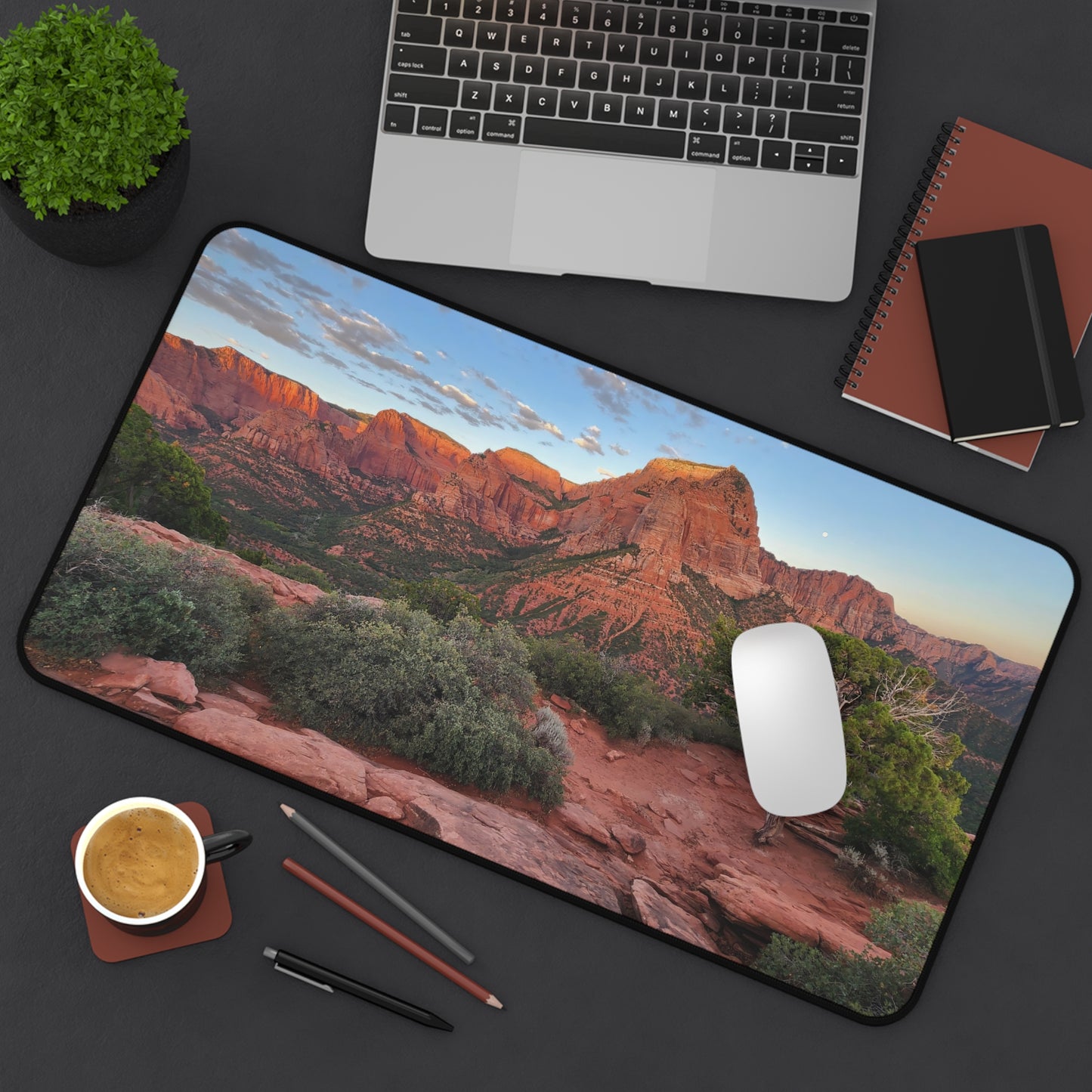 Desk Mat - Kolob Canyons in Zion National Park