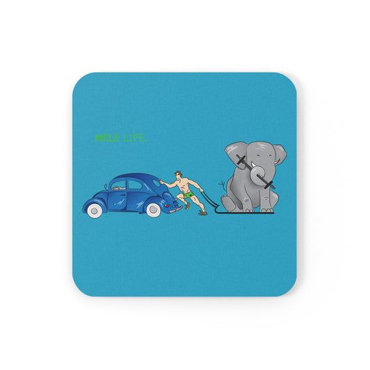 Coaster - Strong White Man  (turquoise)