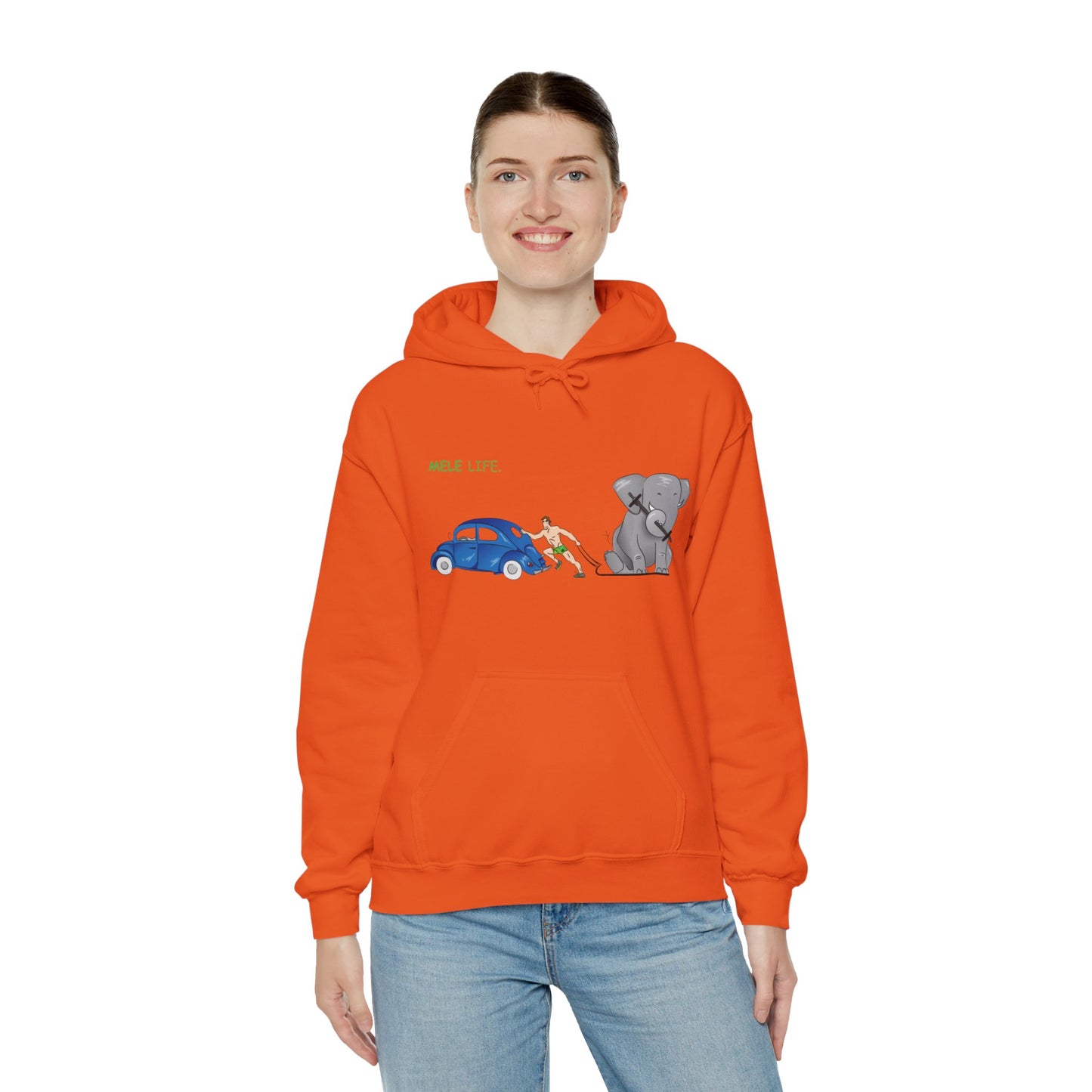 Hooded Sweatshirt (unisex) - Strong White Man  (color palette B)