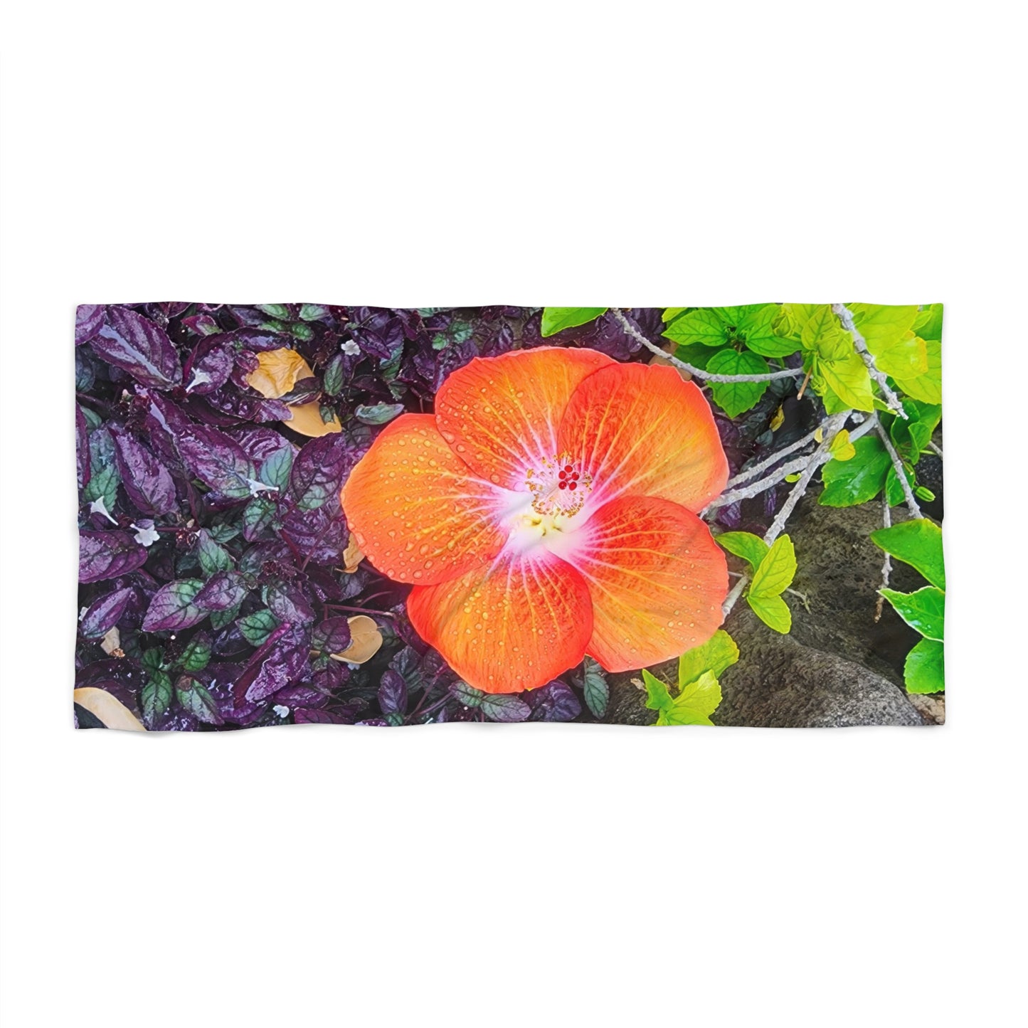 Beach, Bath & Pool Towel - Hibiscus Flower (Kauai)