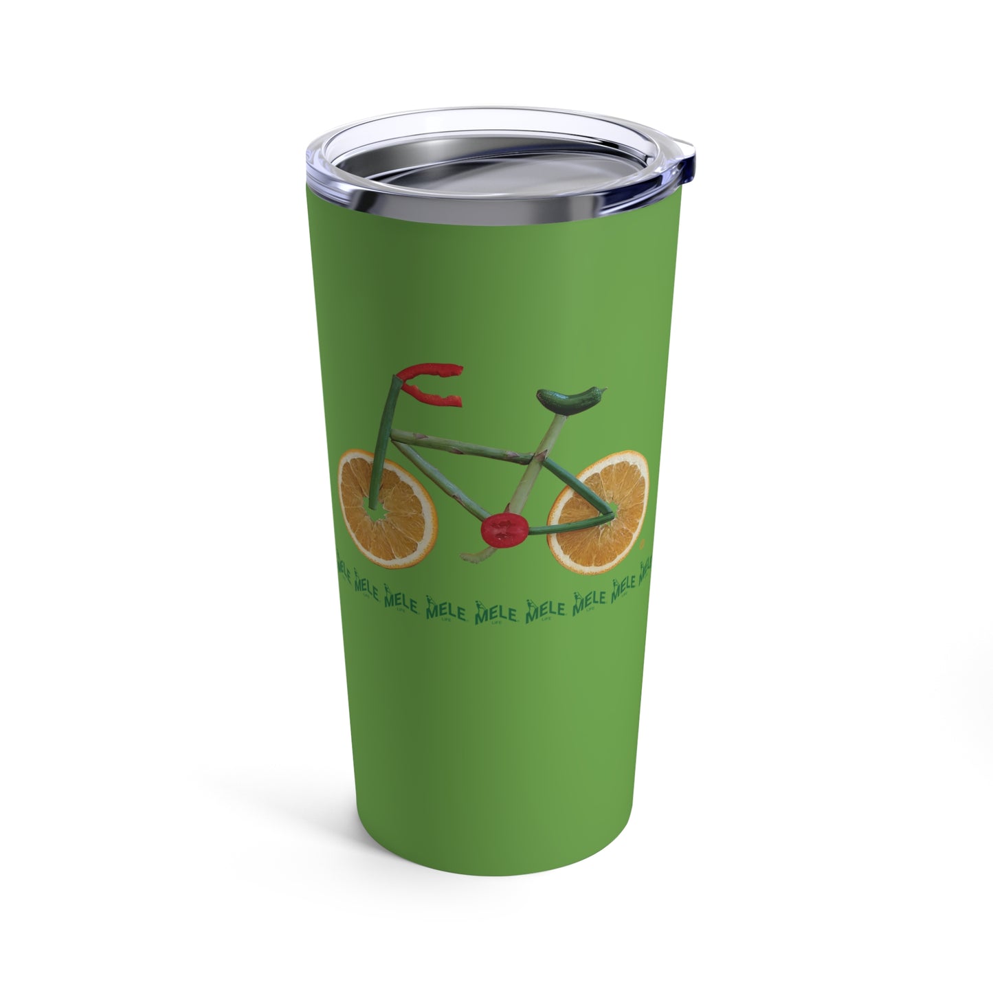 Tumbler 20oz - Veggie Bike   (green)