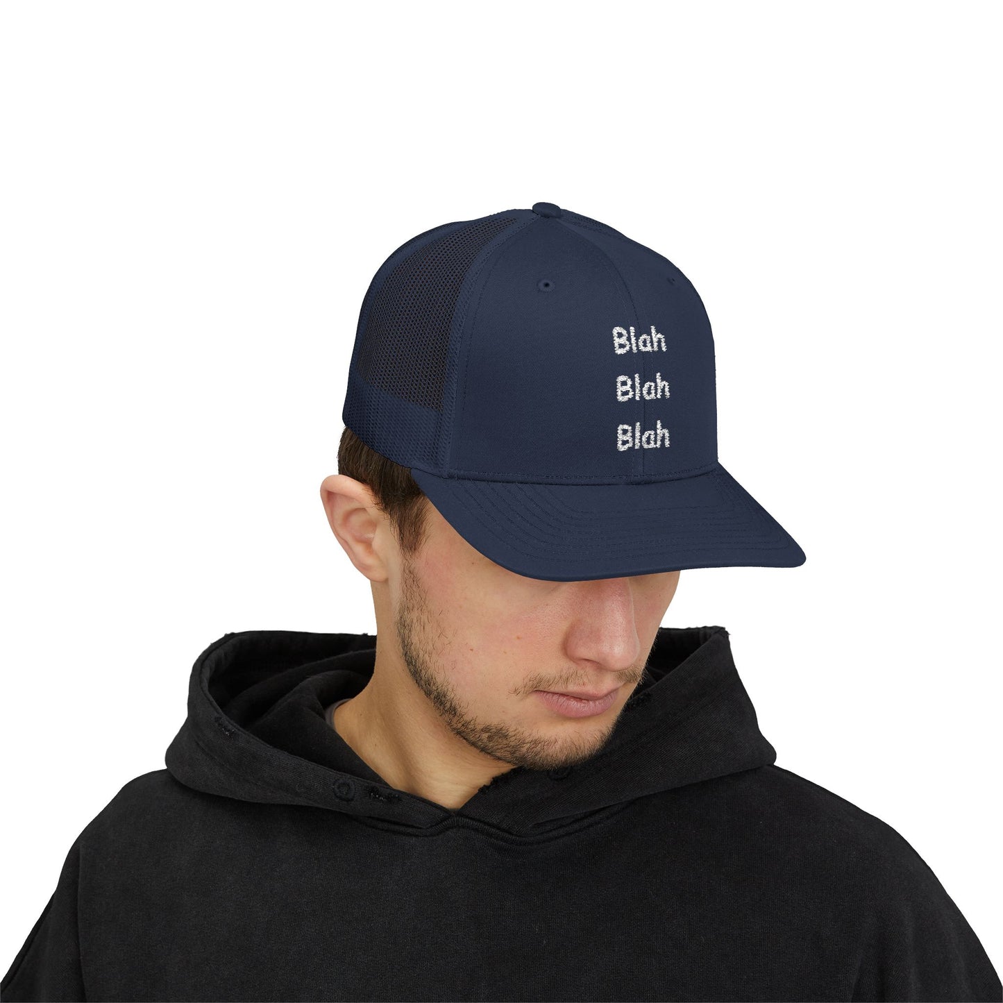 Baseball Cap (Snapback Trucker style) - Blah Blah Blah