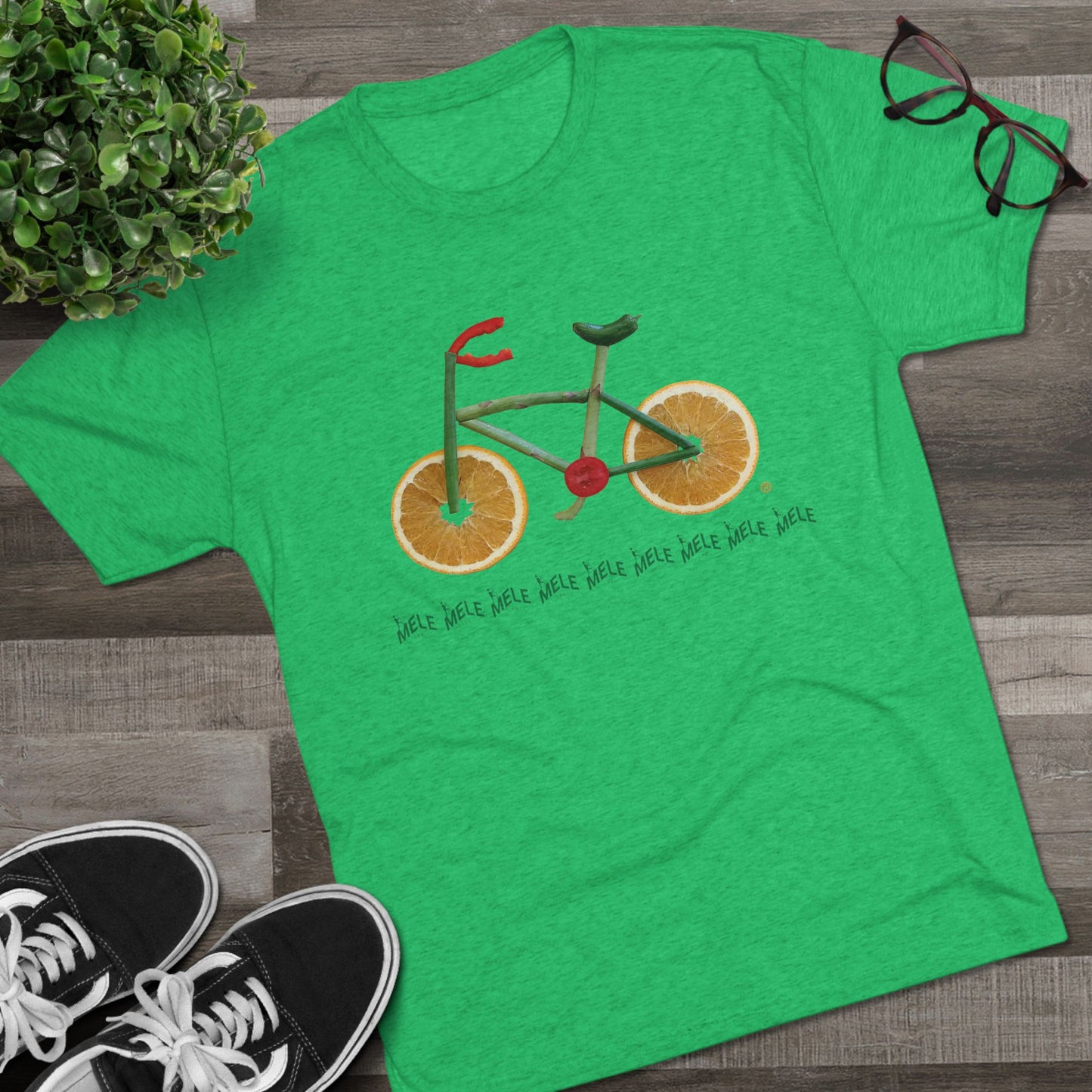 Triblend Tee (unisex) - Veggie Bike