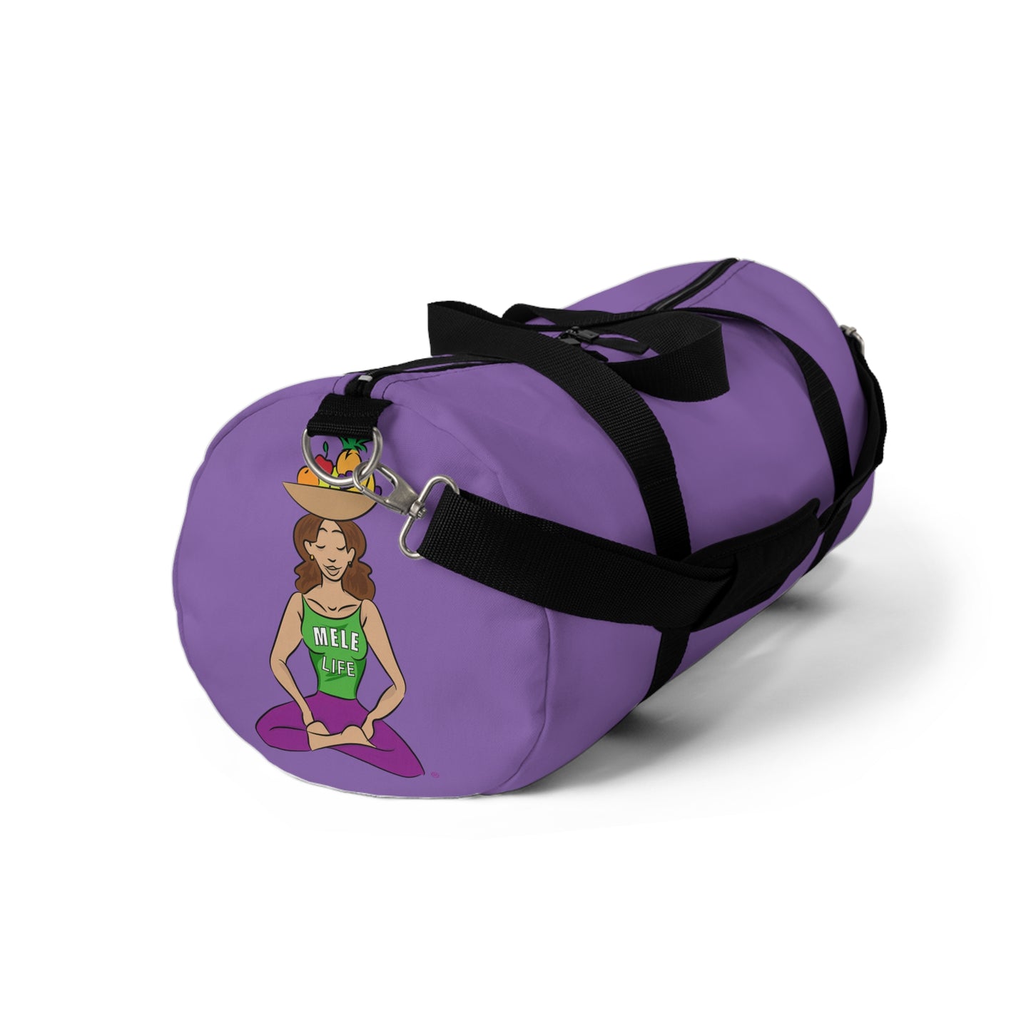 Duffel Bag - Yoga Lady 1  (purple)