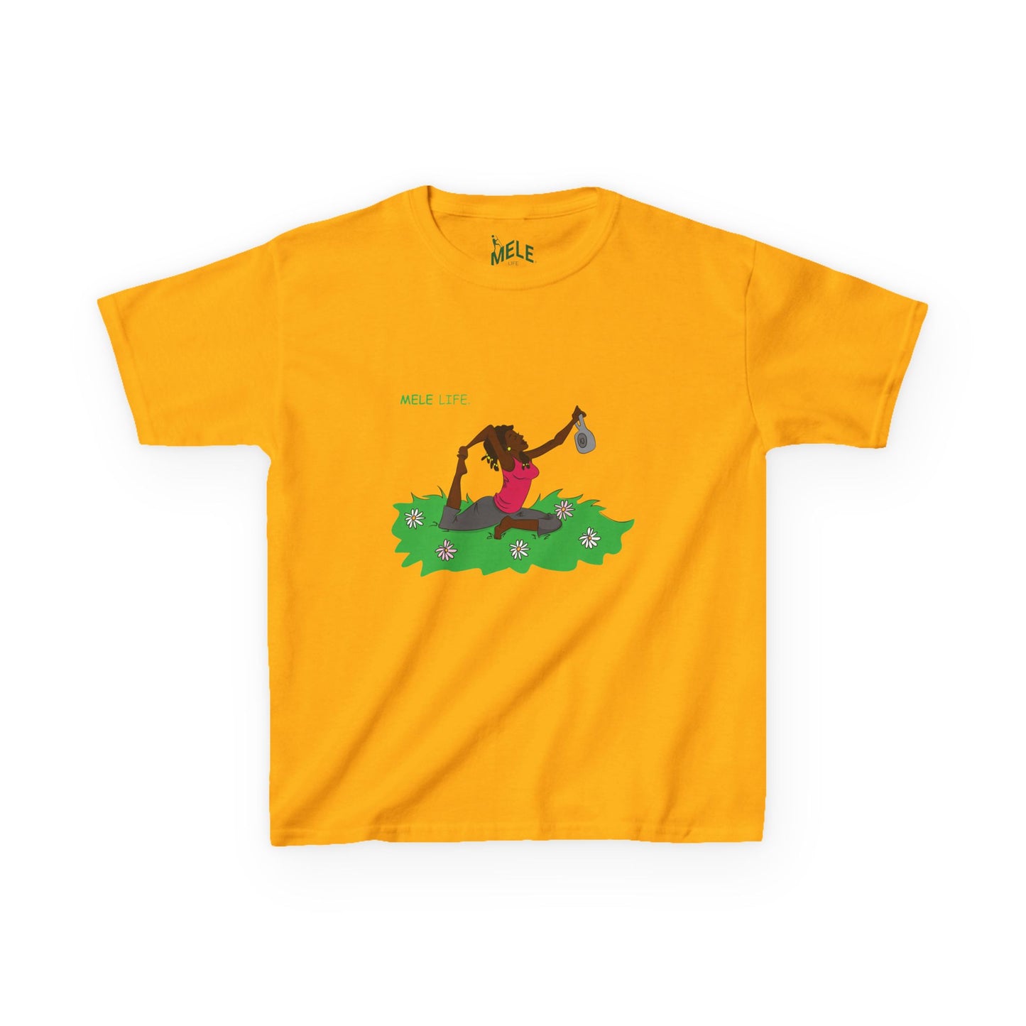 Kids Tee - Yoga Lady 2