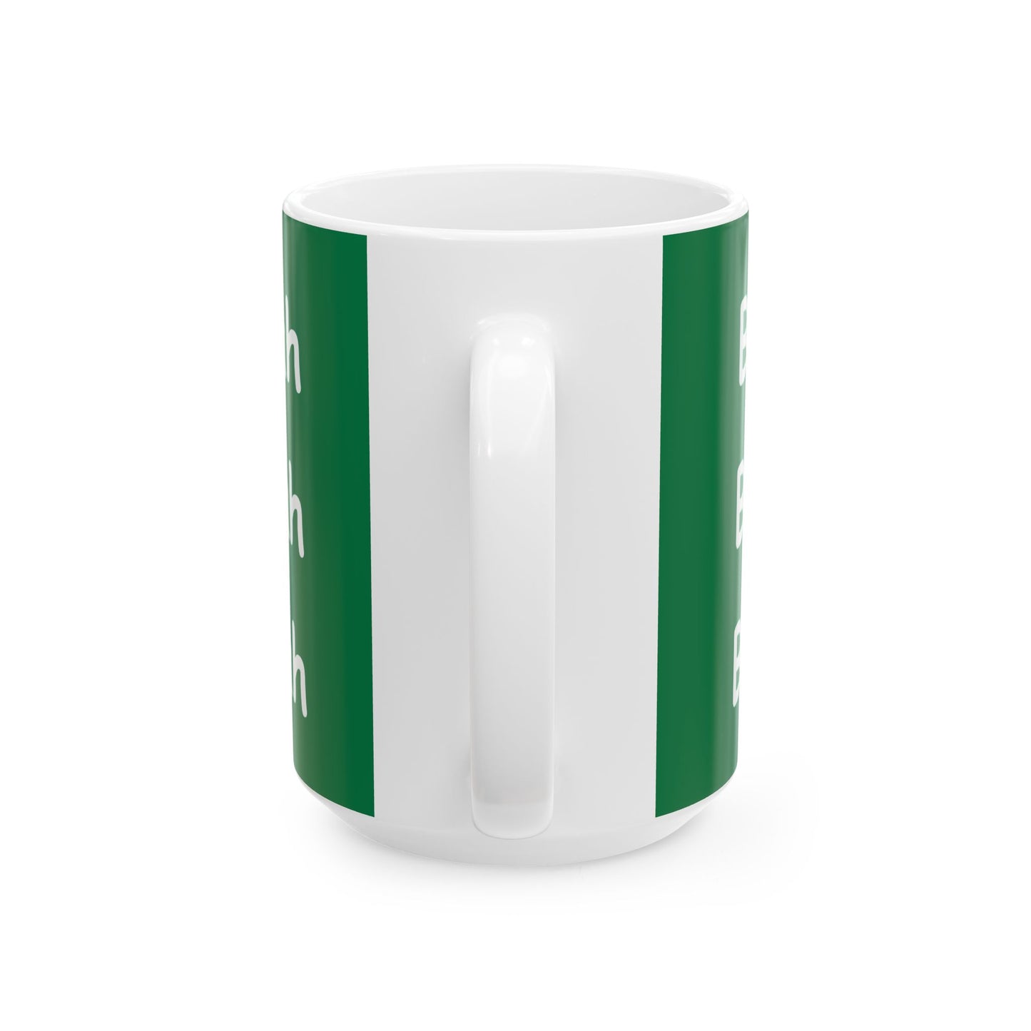 Coffee Mug (11oz/15oz) - Blah Blah Blah  (green)