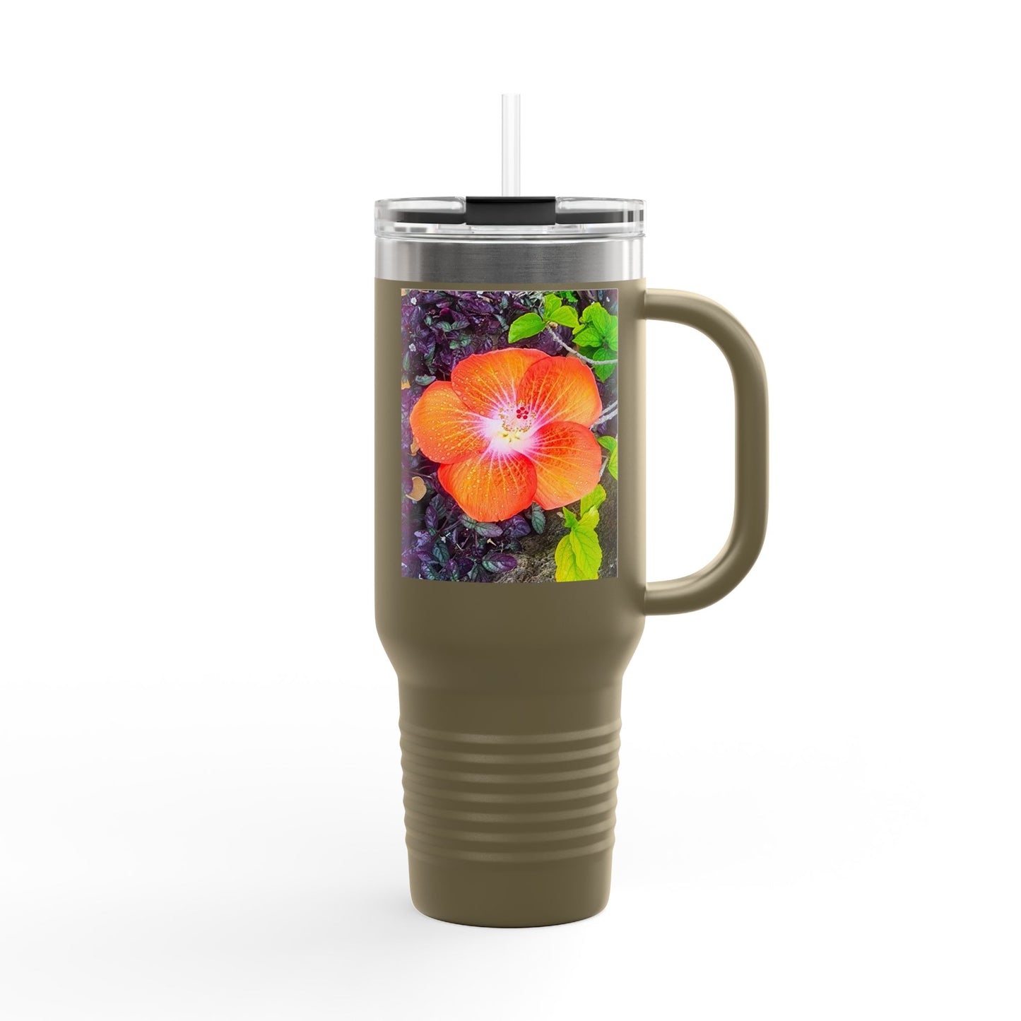 Travel Mug (40oz) - Hibiscus Flower (Hawaii)