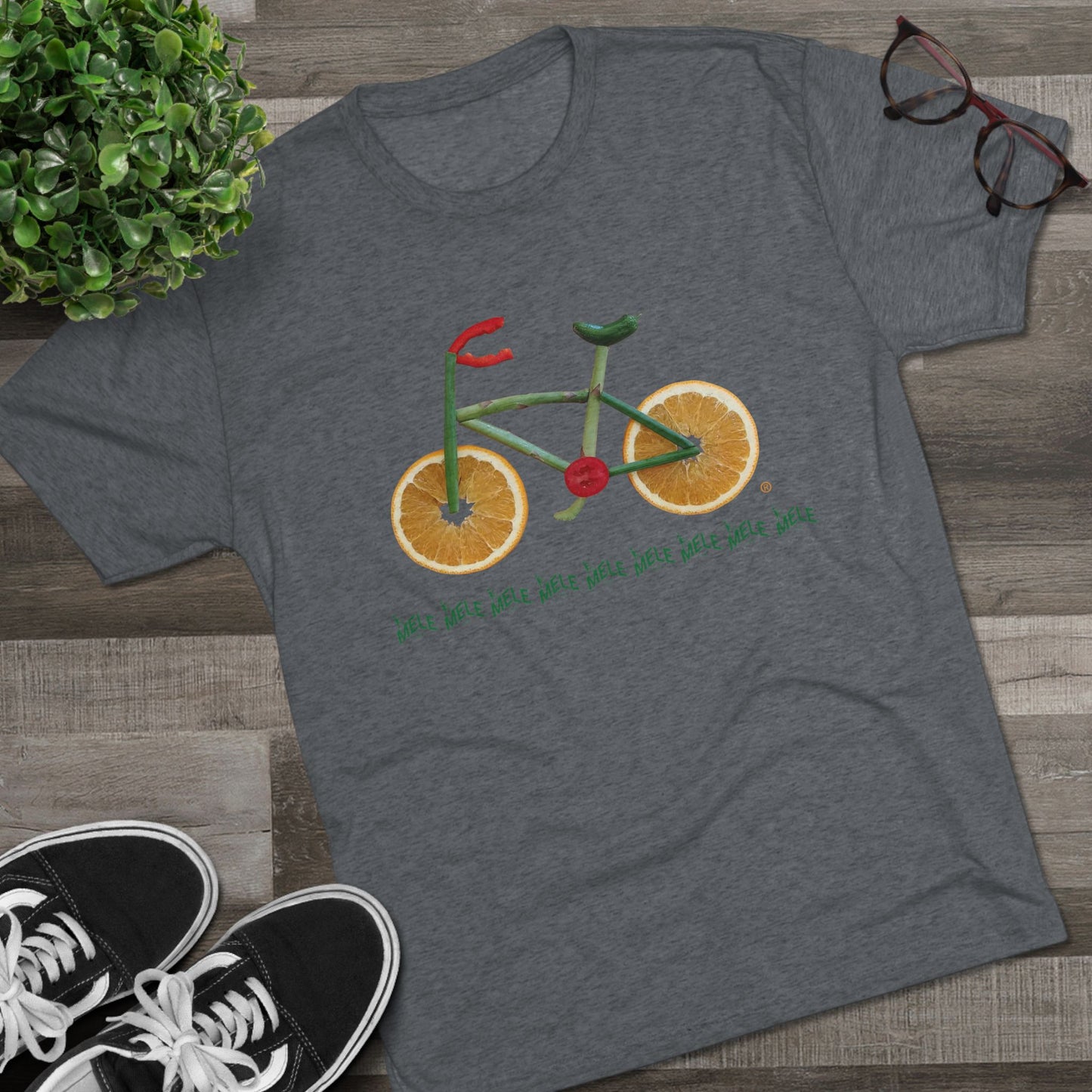 Triblend Tee (unisex) - Veggie Bike