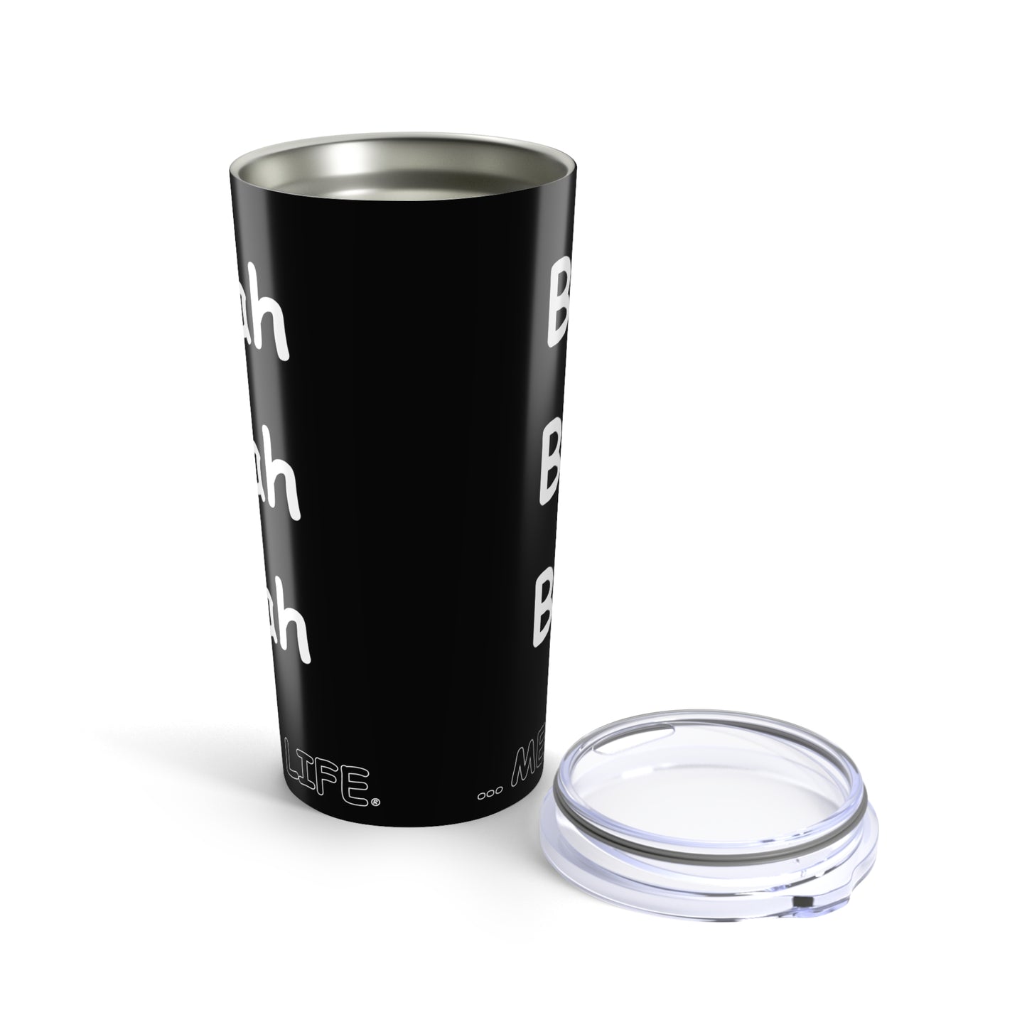 Tumbler (20oz) - Blah Blah Blah  (black)