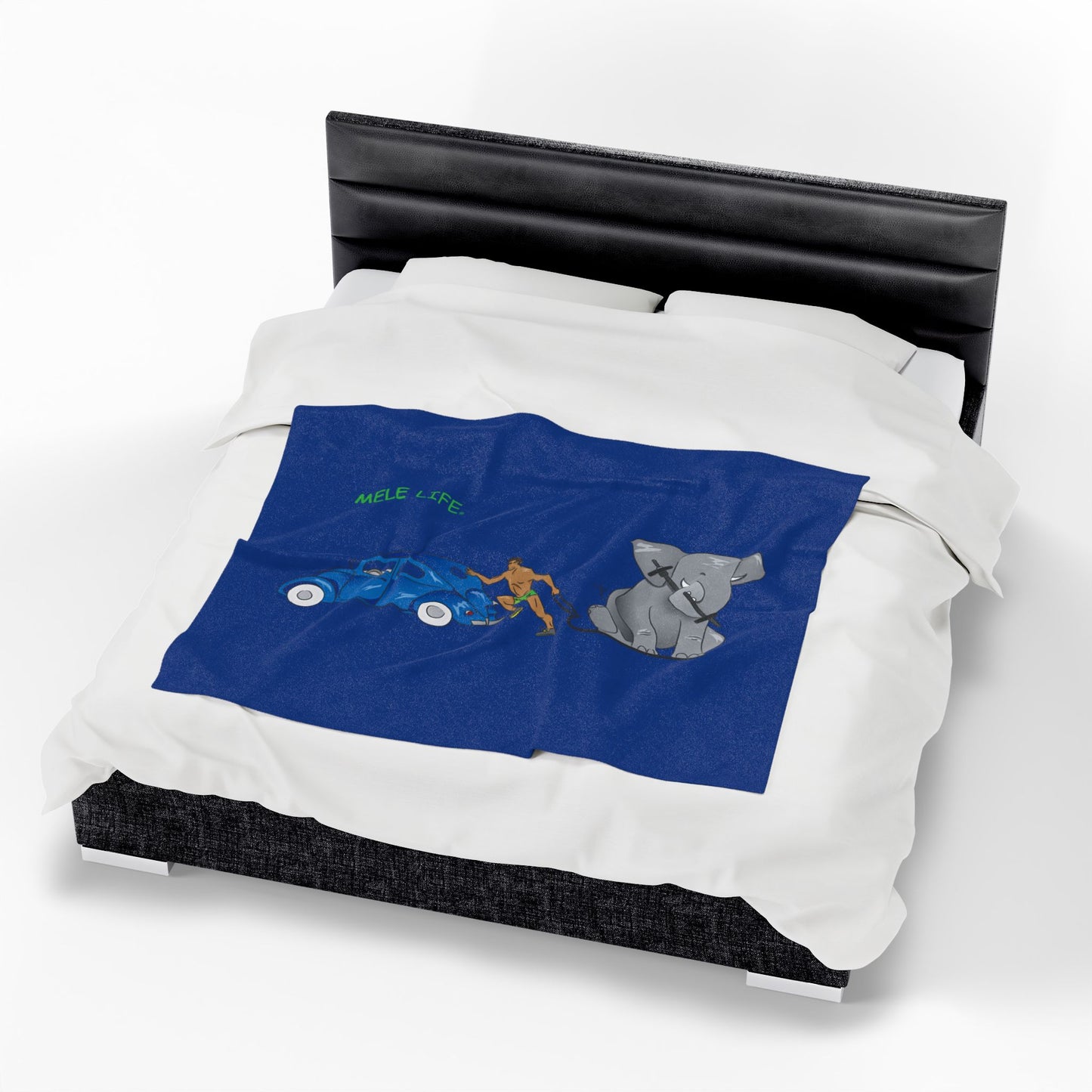 Blanket  - Strong Brown Man  (blue)