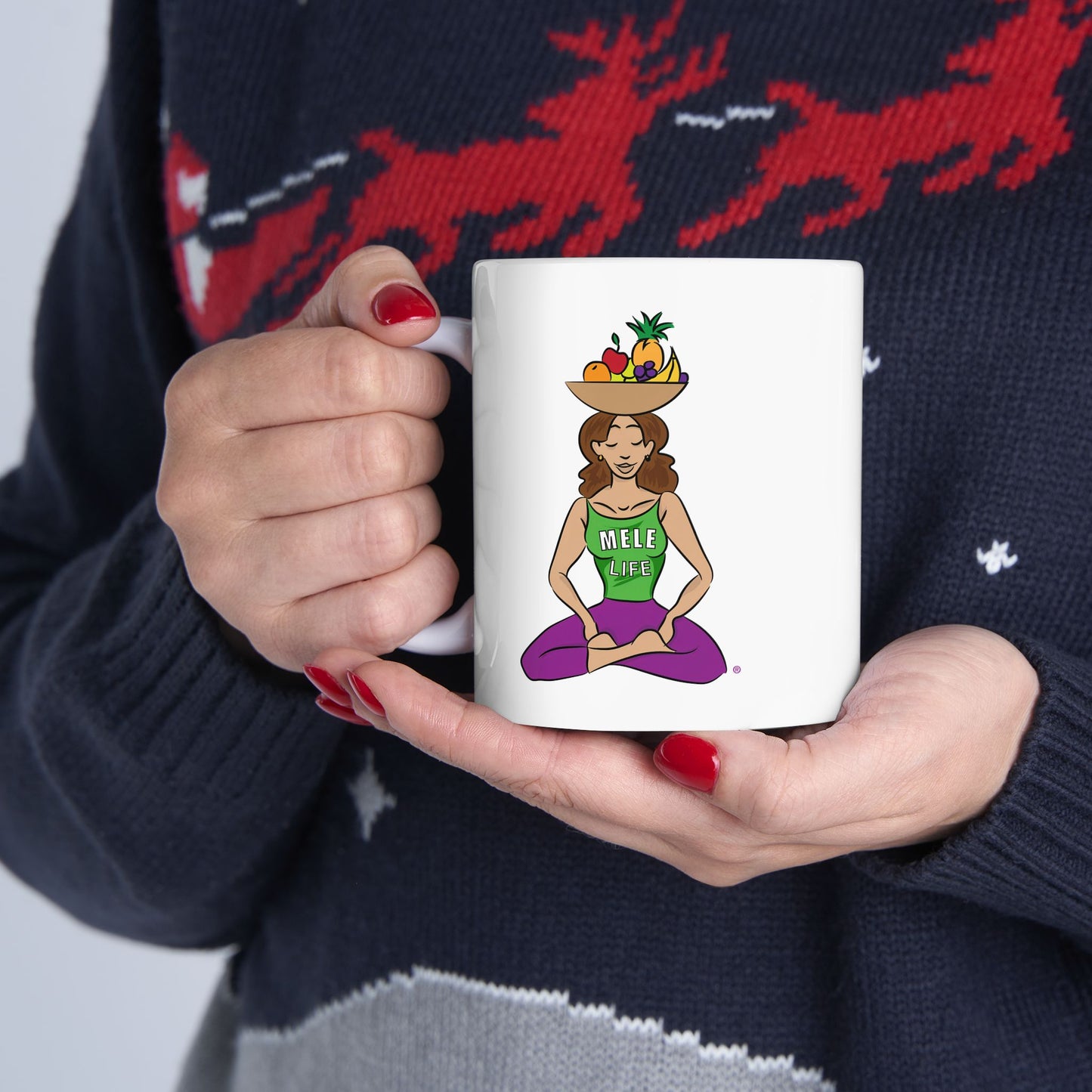 Coffee Mug (11oz/15oz) - Yoga Lady 1