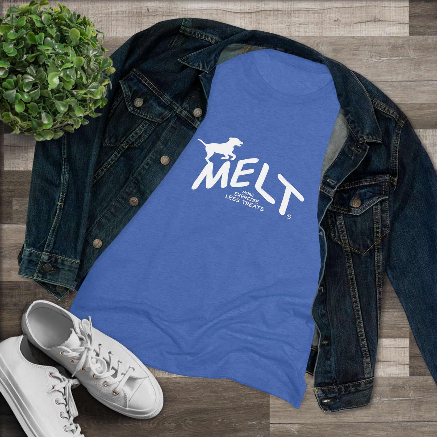 Women's Triblend Tee - MELT for dogs