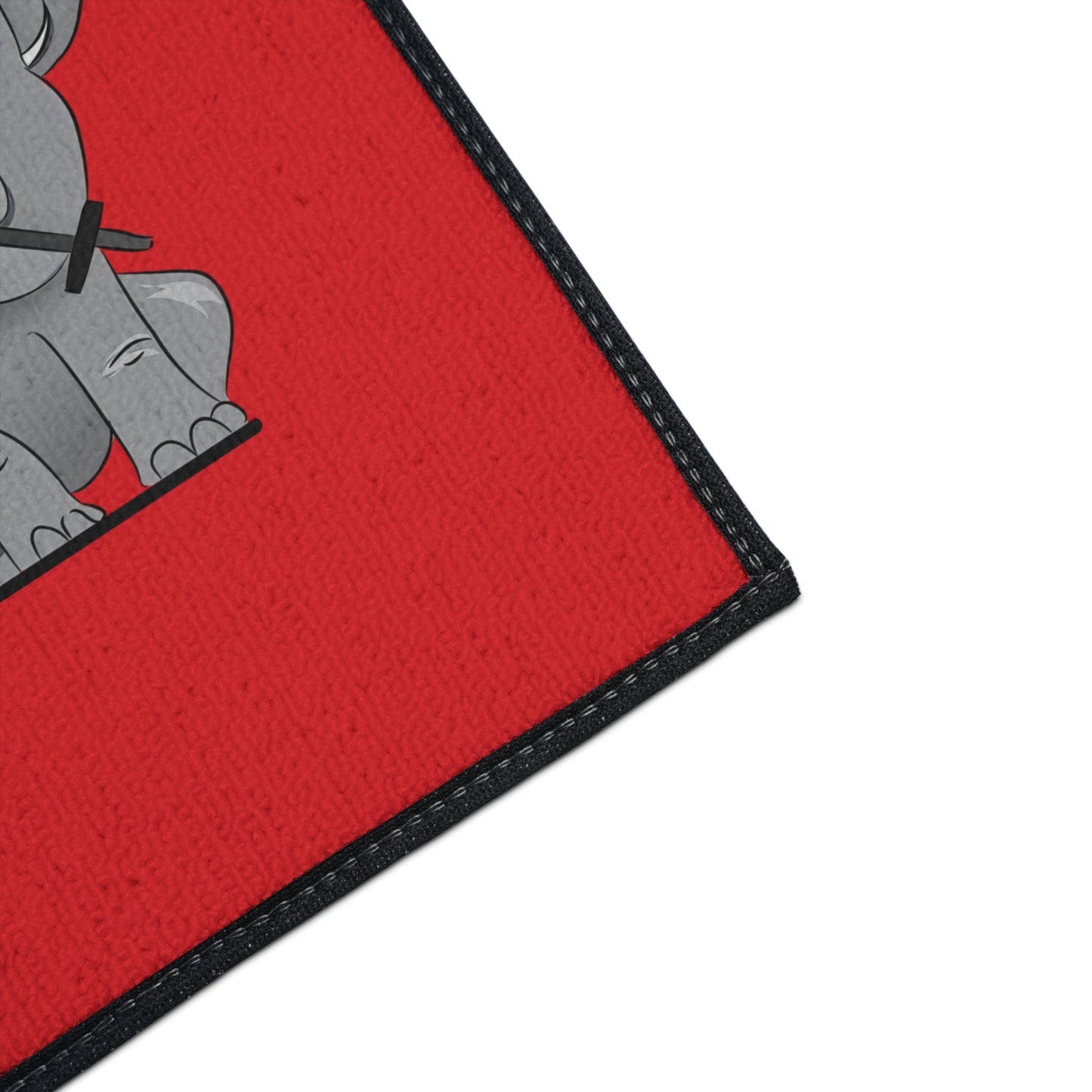 Floor Mat - Strong White Man  (red)