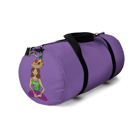 Duffel Bag - Yoga Lady 1  (purple)