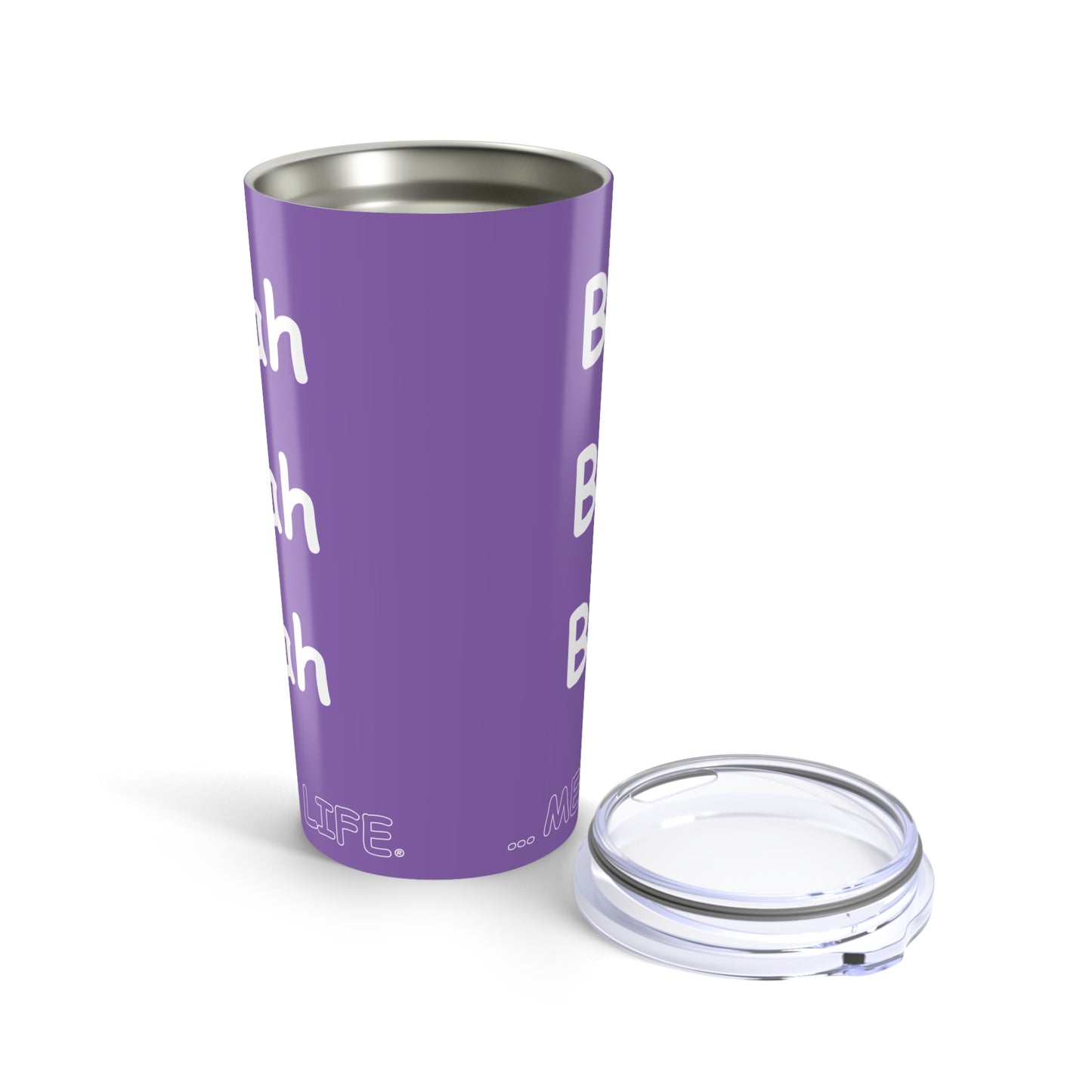 Tumbler (20oz) - Blah Blah Blah  (purple)