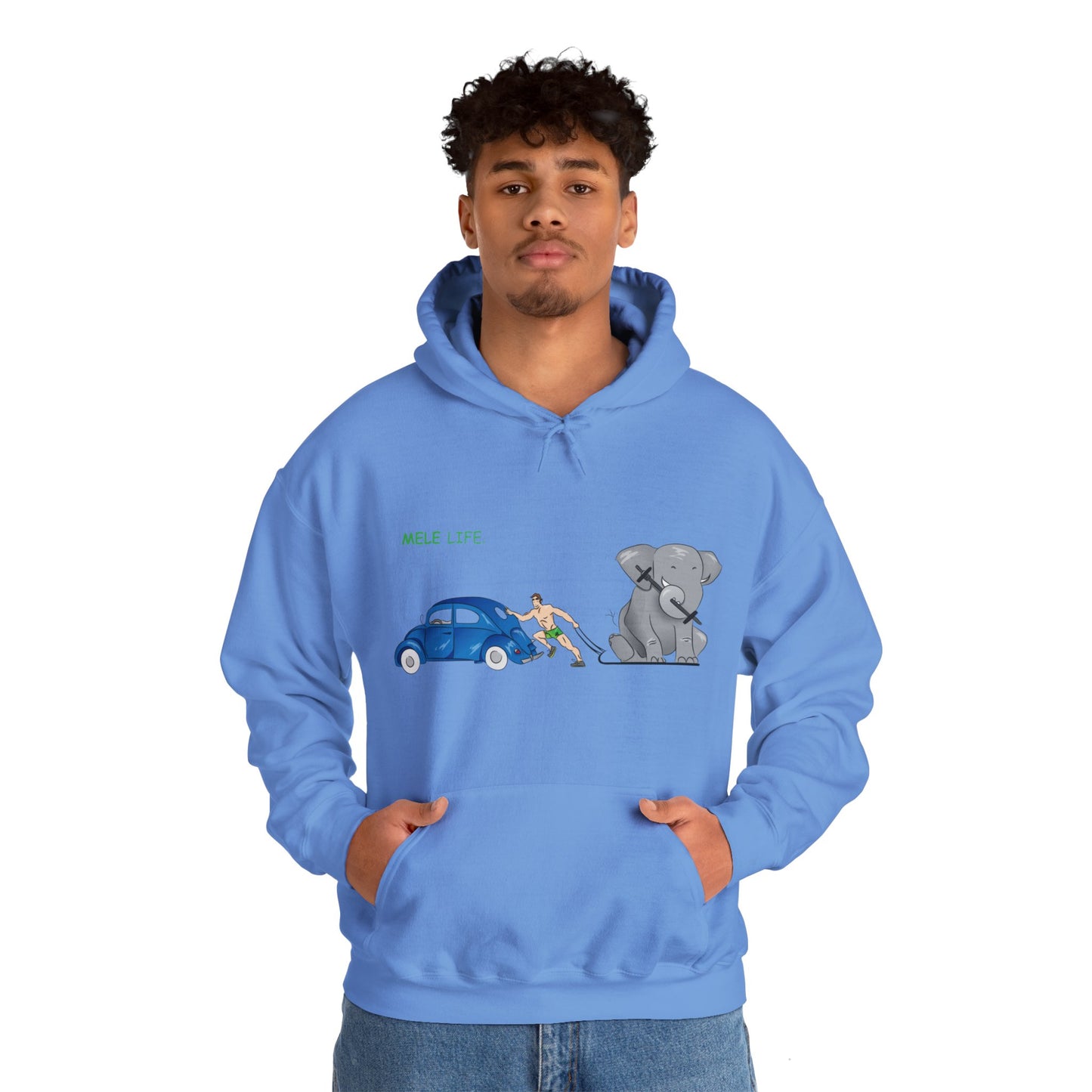 Hooded Sweatshirt (unisex) - Strong White Man  (color palette B)