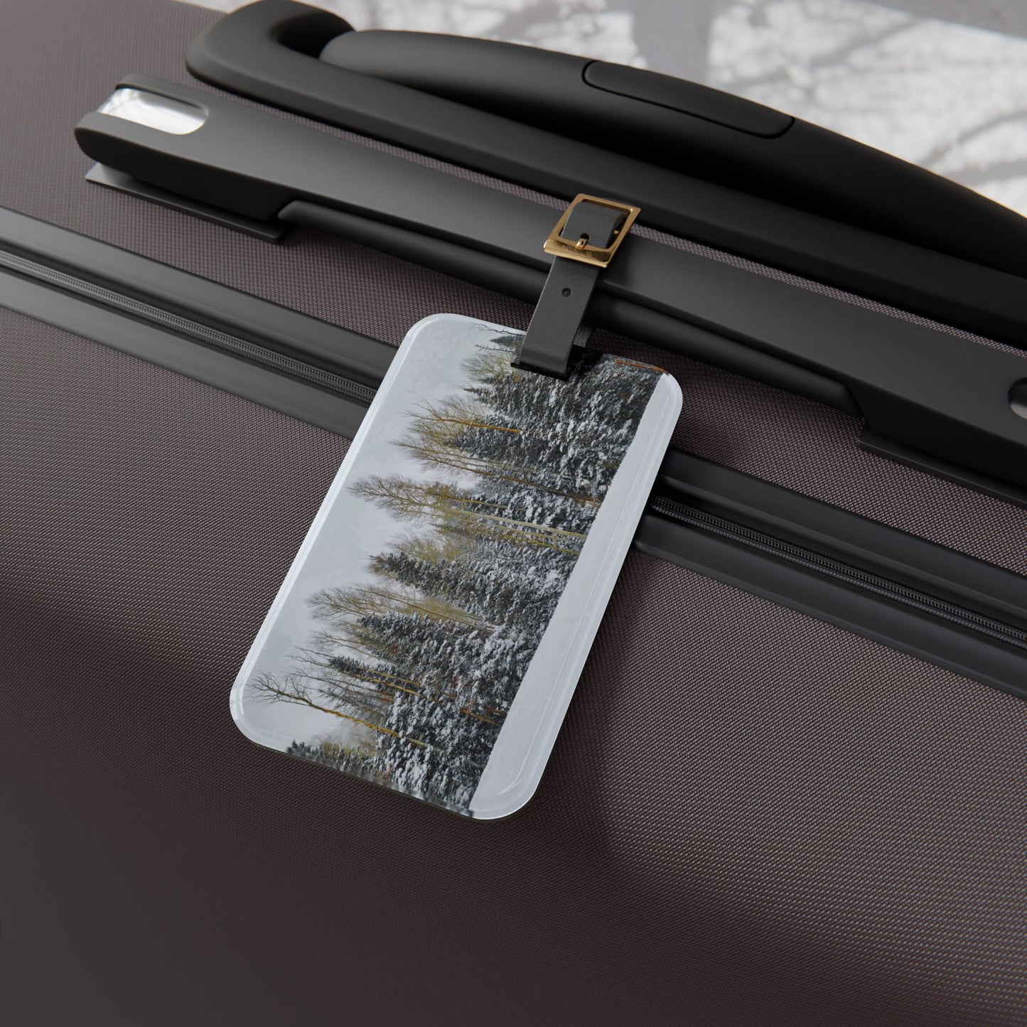 Luggage Tag - Forest Winterscape