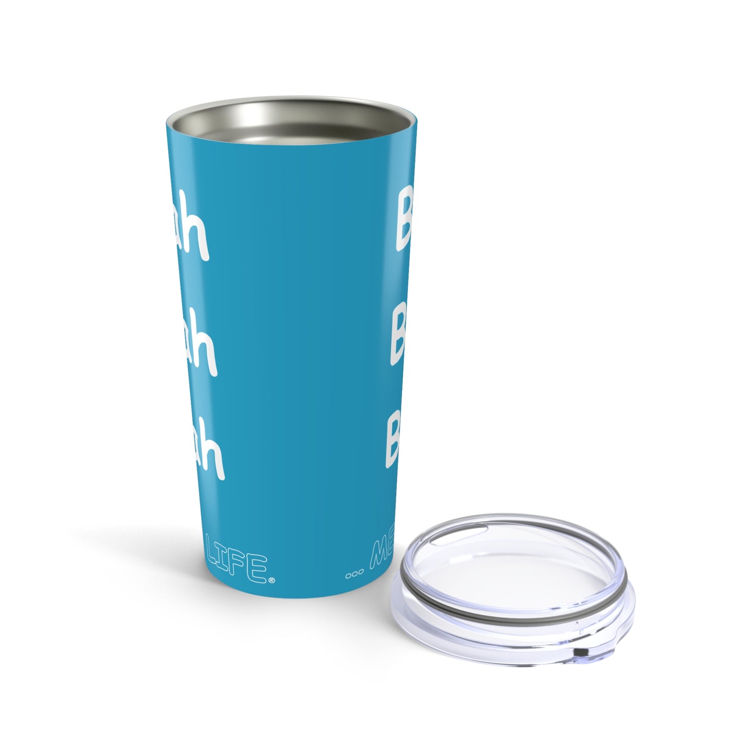 Tumbler (20oz) - Blah Blah Blah  (turquoise)