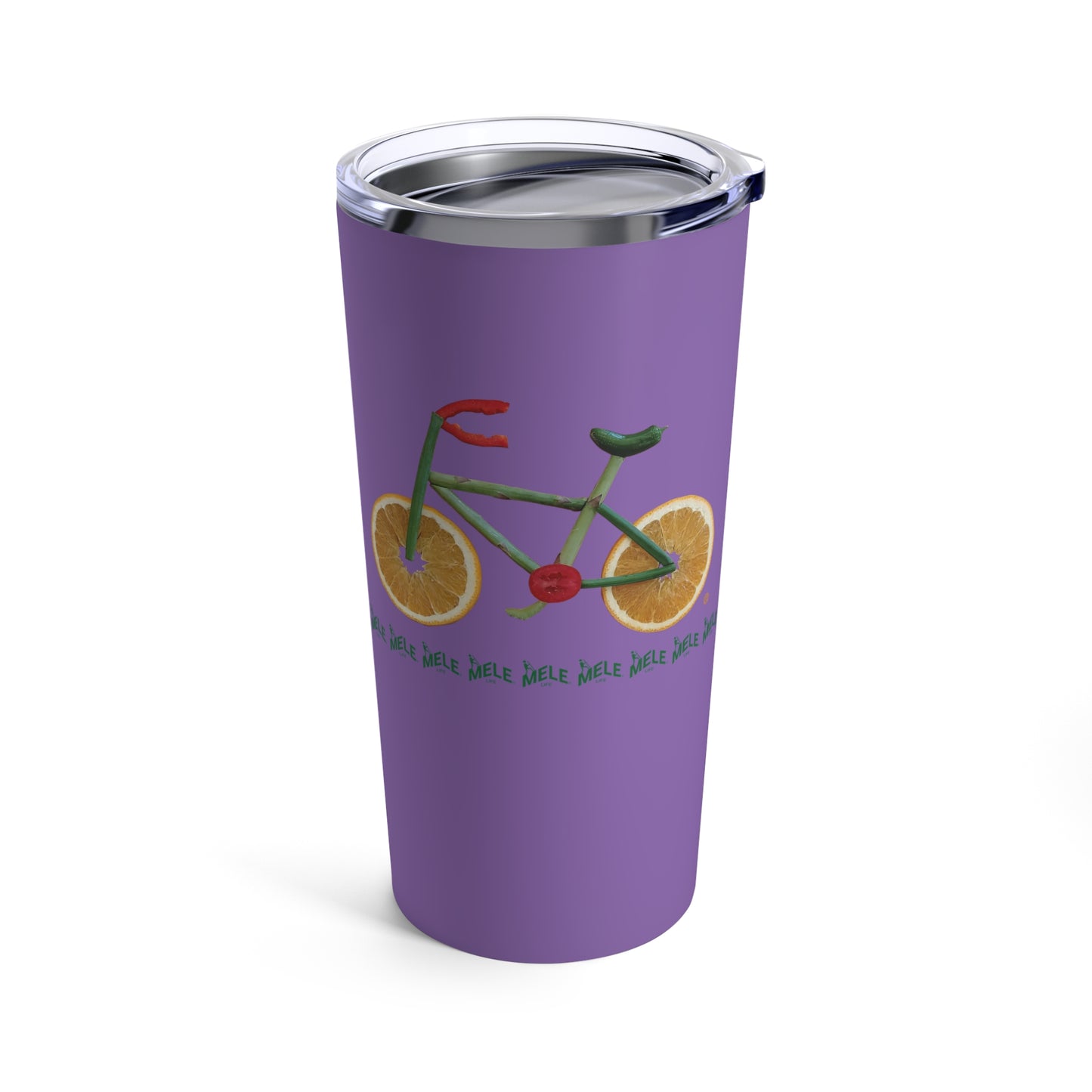 Tumbler 20oz - Veggie Bike   (purple)