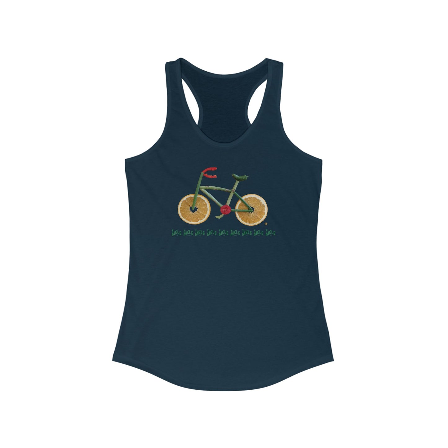 Women's Racerback Tank - Veggie Bike