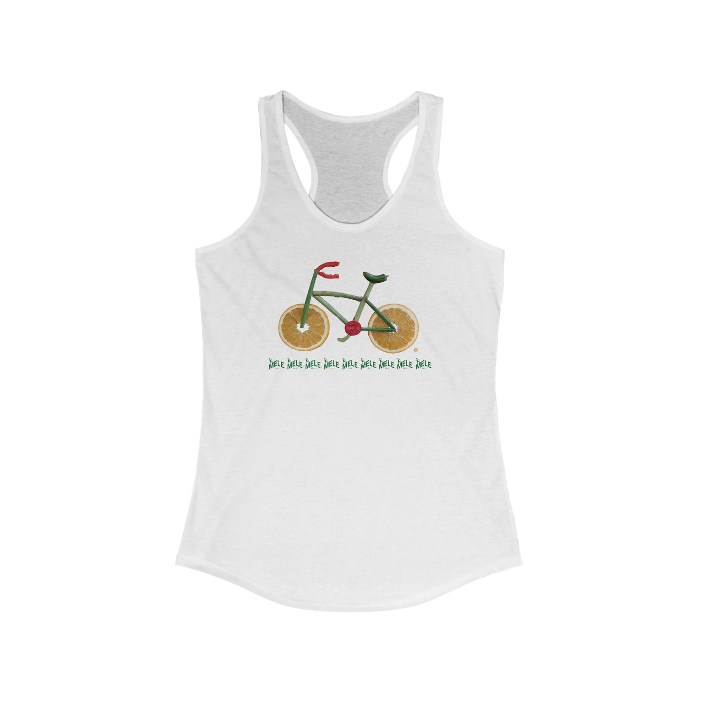 Women's Racerback Tank - Veggie Bike