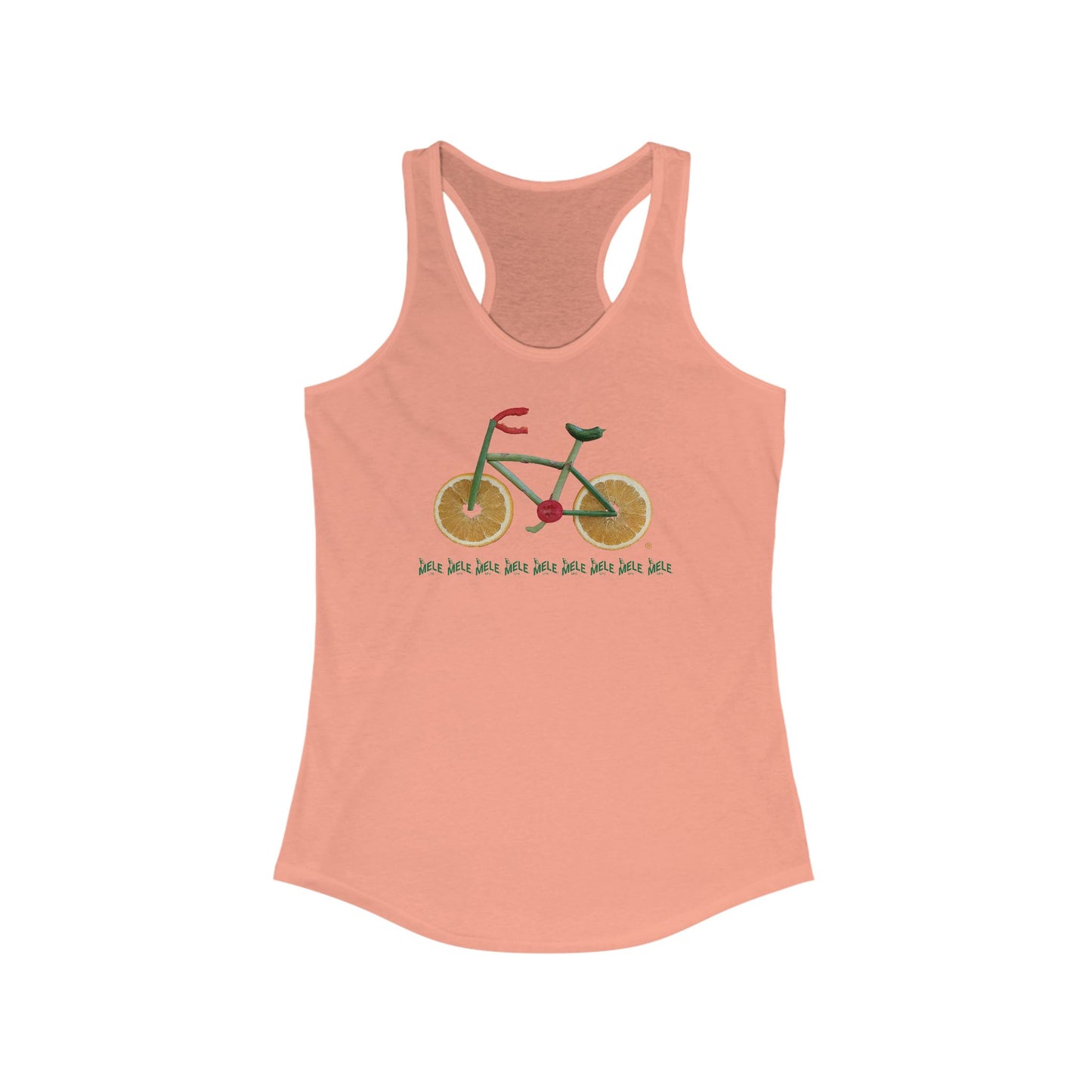 Women's Racerback Tank - Veggie Bike