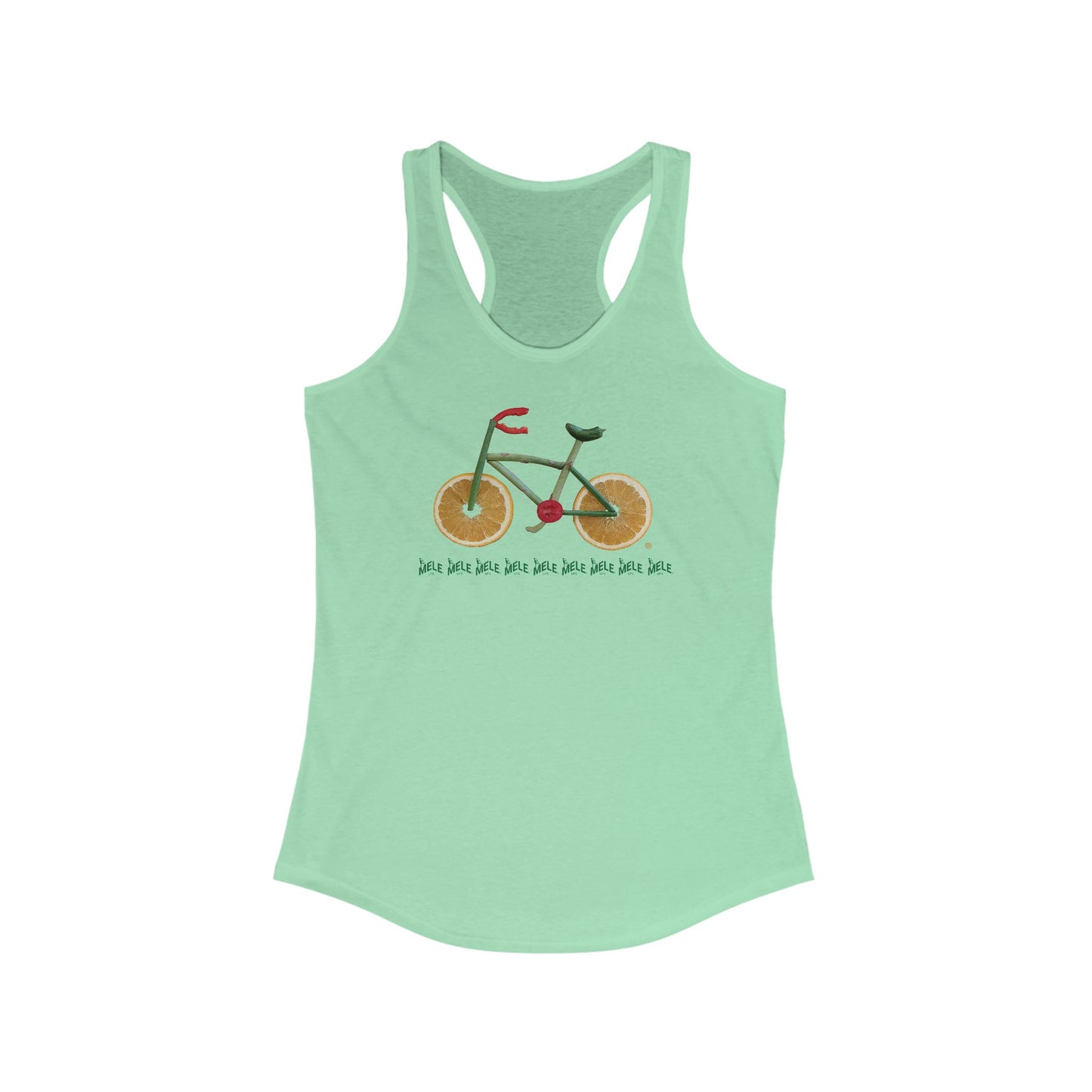 Women's Racerback Tank - Veggie Bike