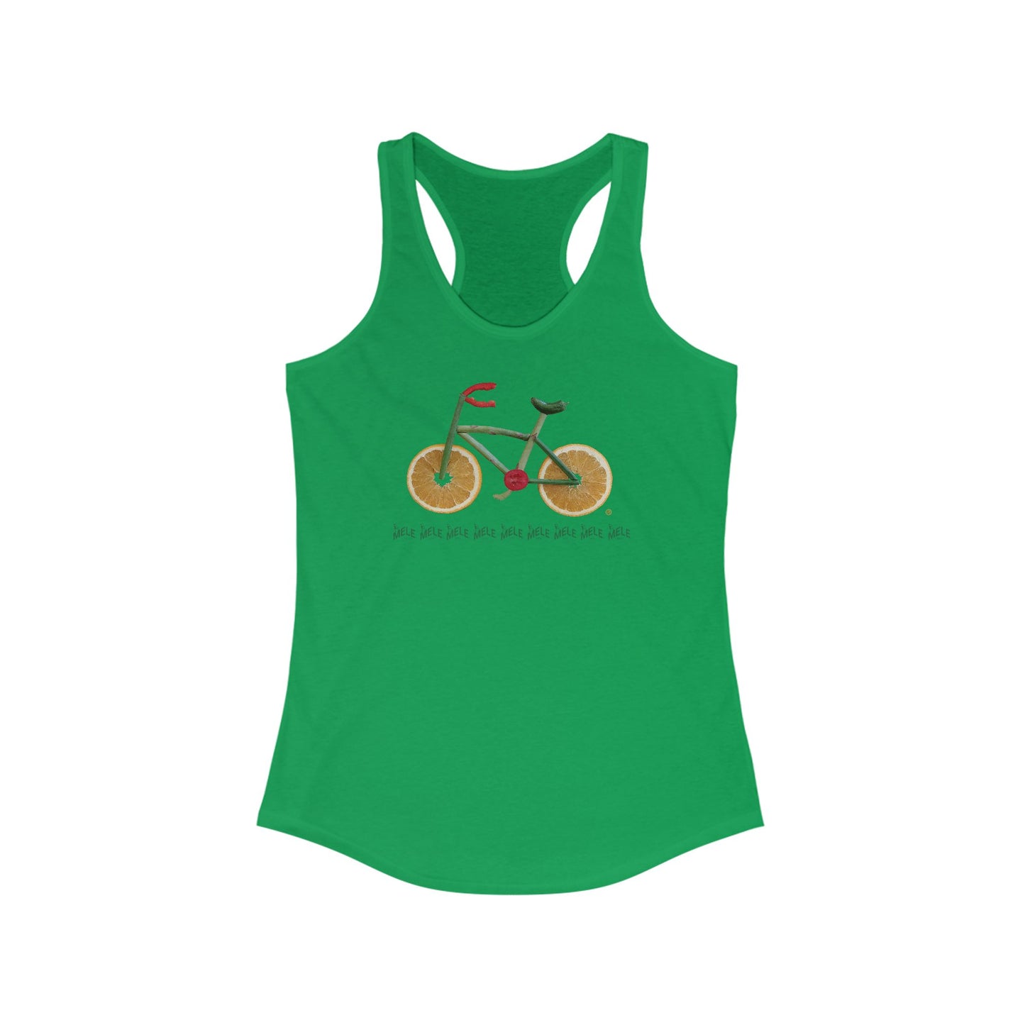 Women's Racerback Tank - Veggie Bike