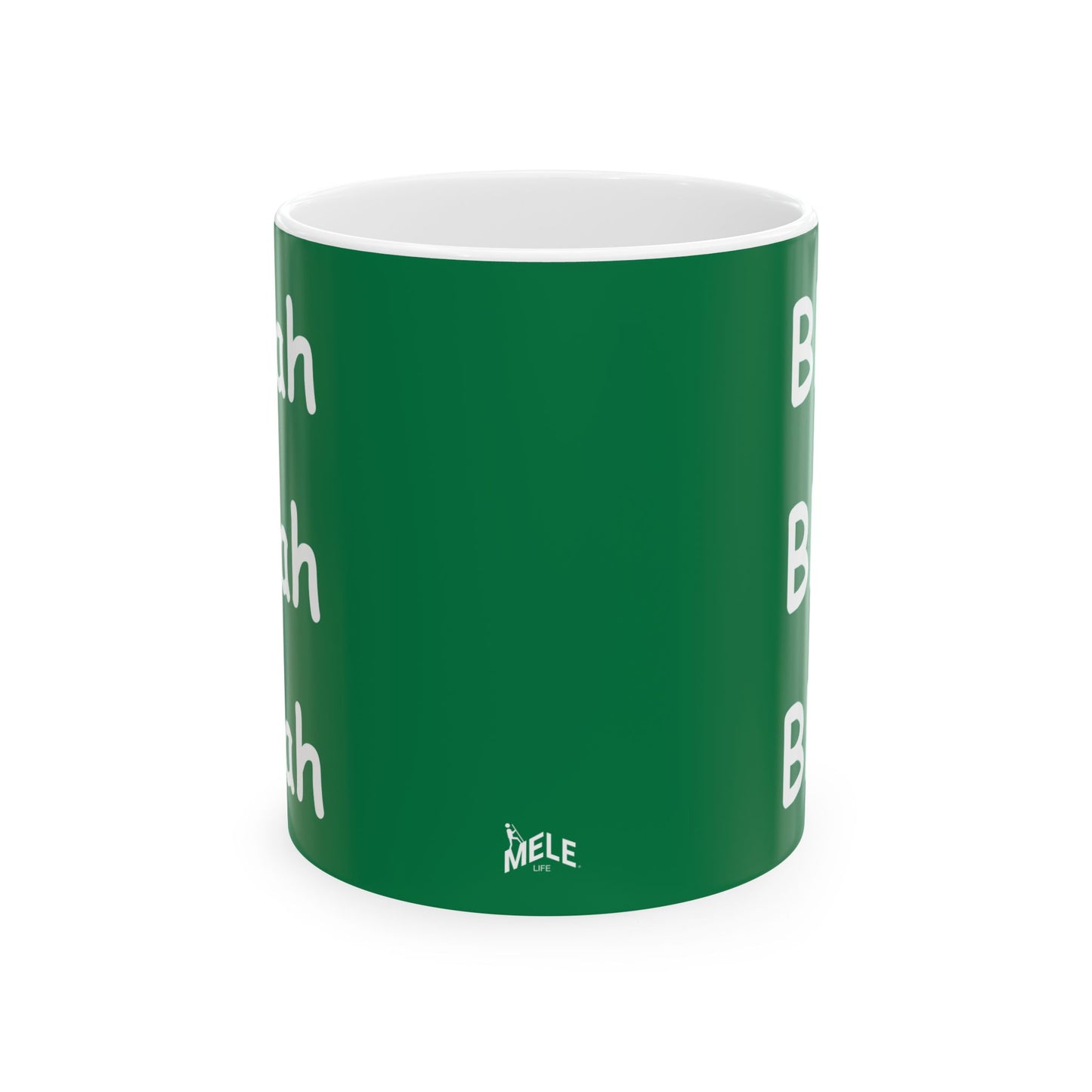 Coffee Mug (11oz/15oz) - Blah Blah Blah  (green)