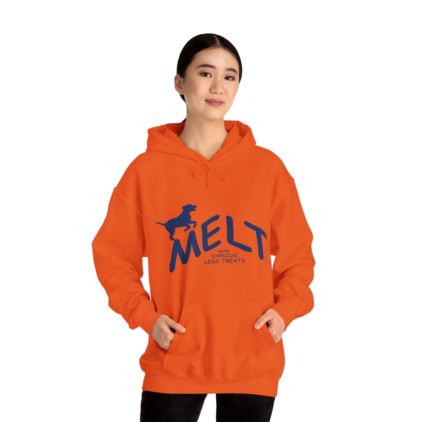 Hooded Sweatshirt (unisex) - MELT   (blue)