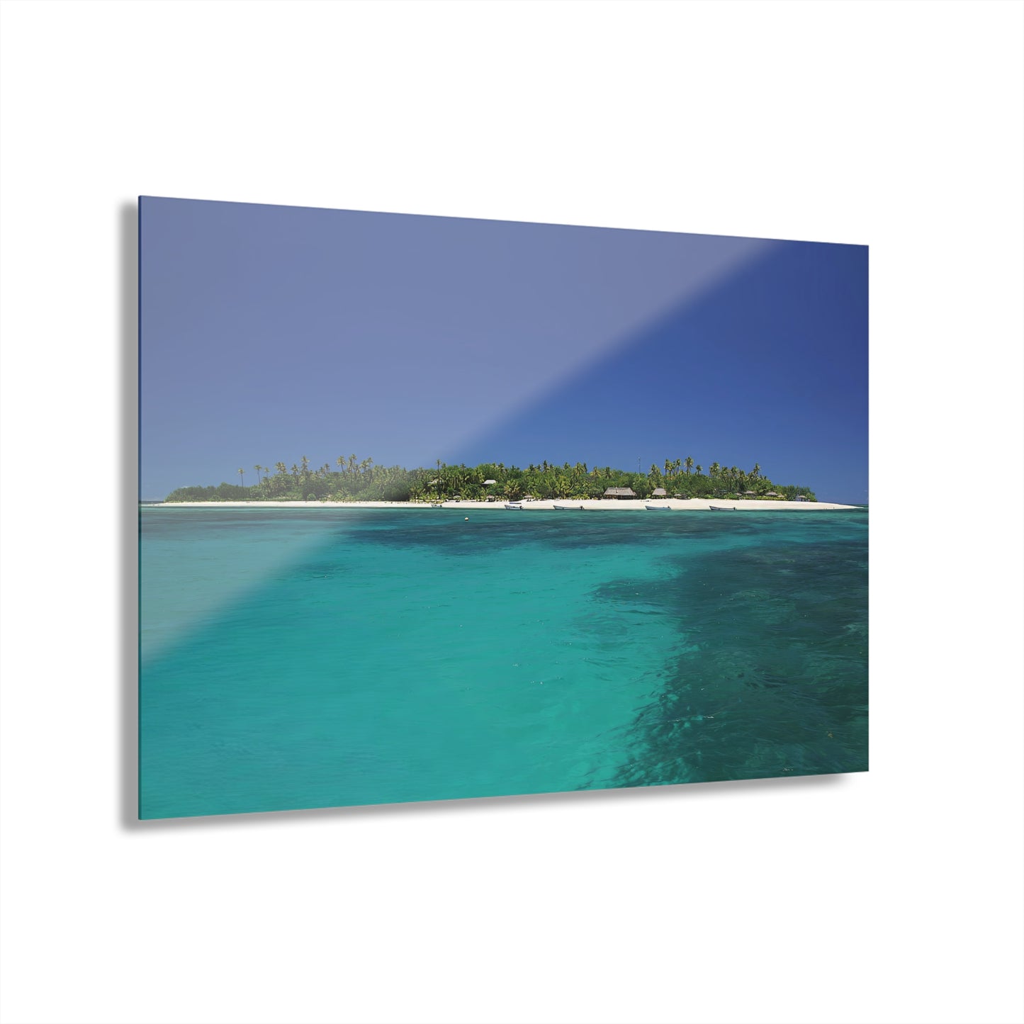 Acrylic Wall Art - Tropical Island in Fiji