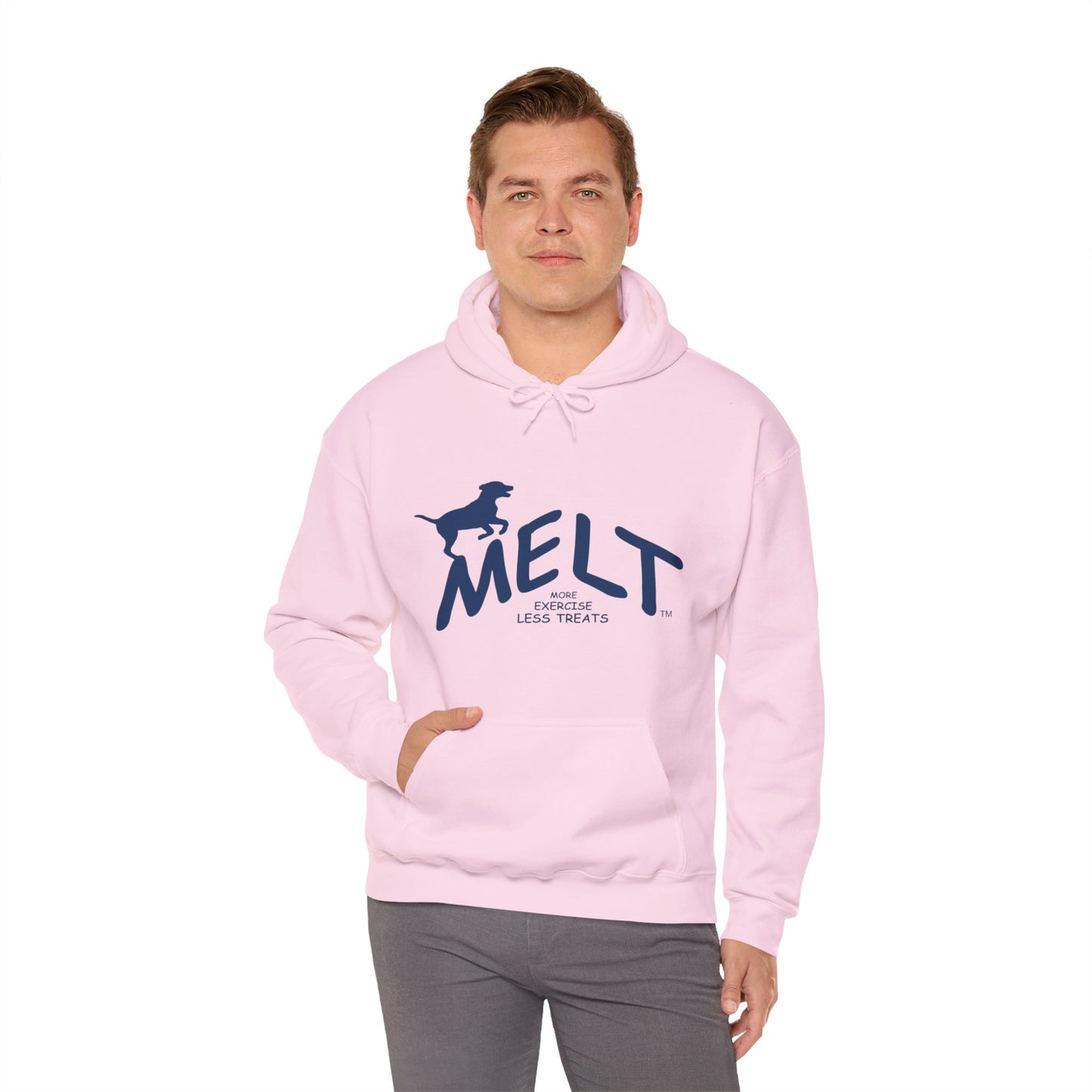 Hooded Sweatshirt (unisex) - MELT   (blue)