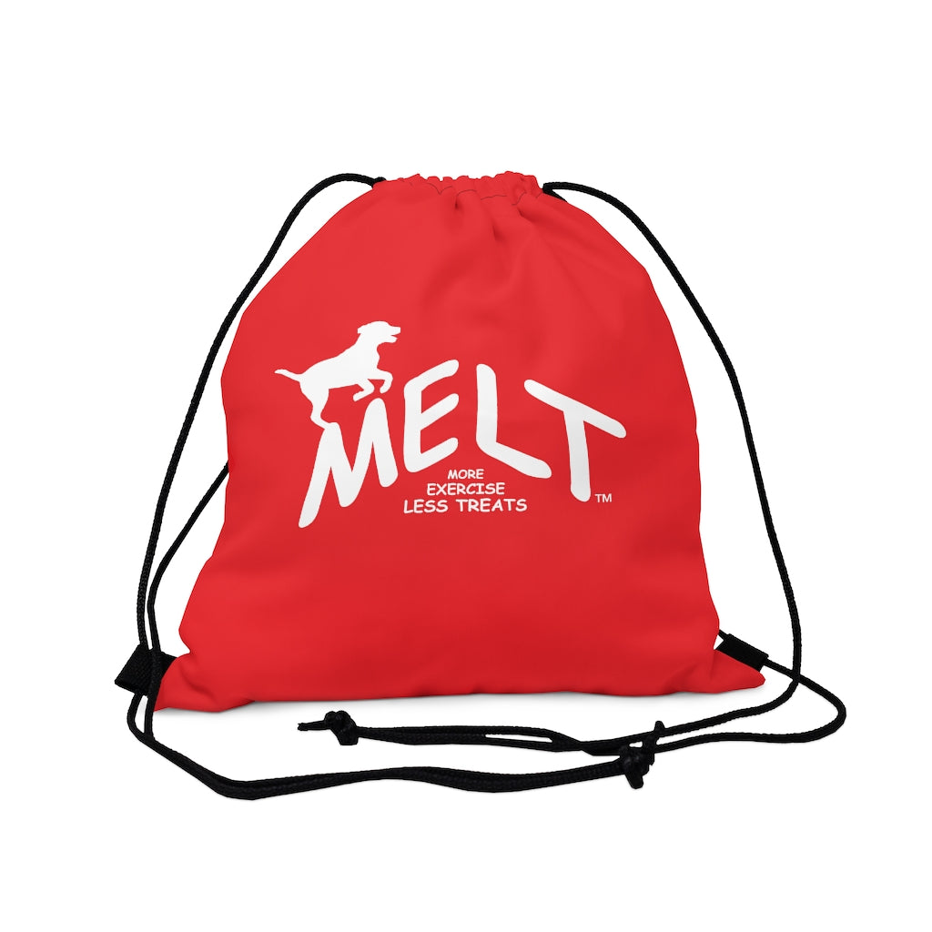 Drawstring Bag - MELT for Dogs   (red)