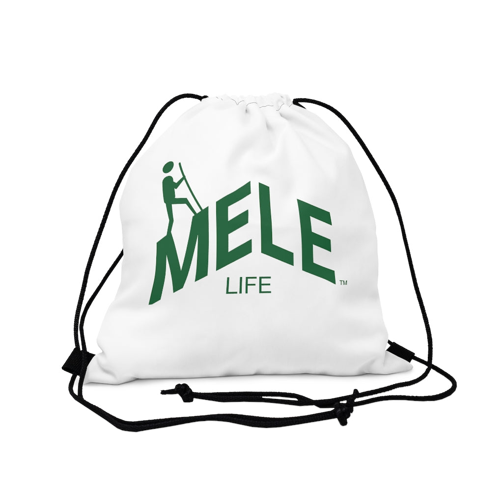 Drawstring Bag - MELE LIFE   (white)