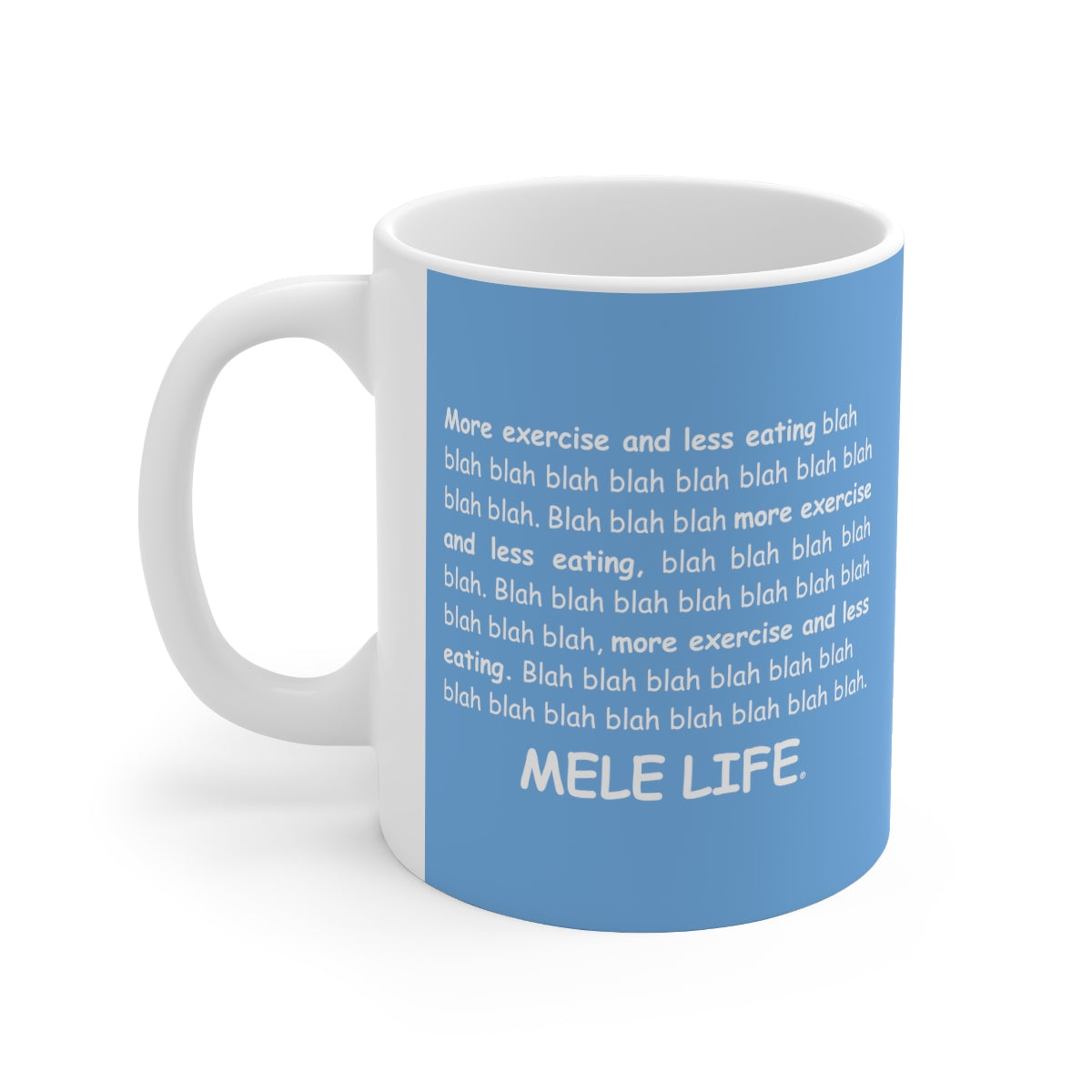 Coffee Mug - MELE LIFE   (light blue)