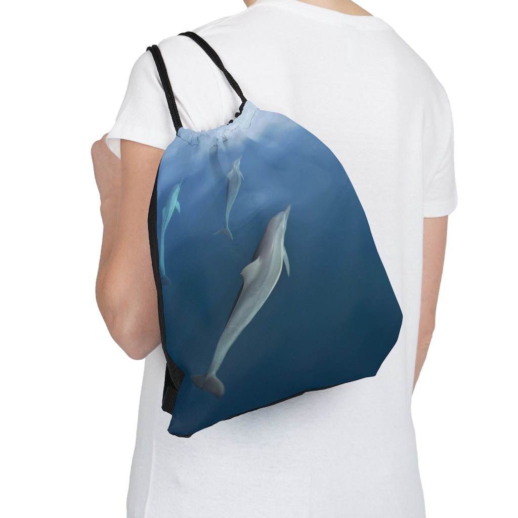 Drawstring Bag - Dolphins (Fiji)